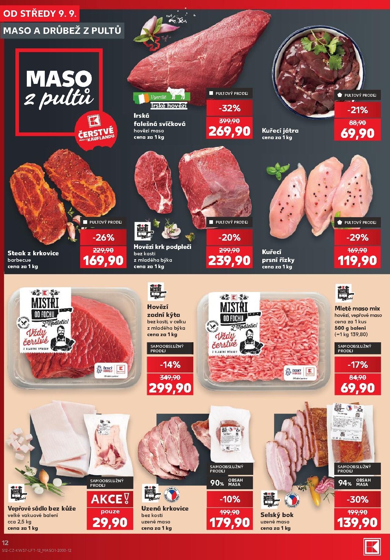 kaufland - Kaufland - Brno leták na příští týden od středy 09.09.2026 do úterý 15.09.2026 - page: 12