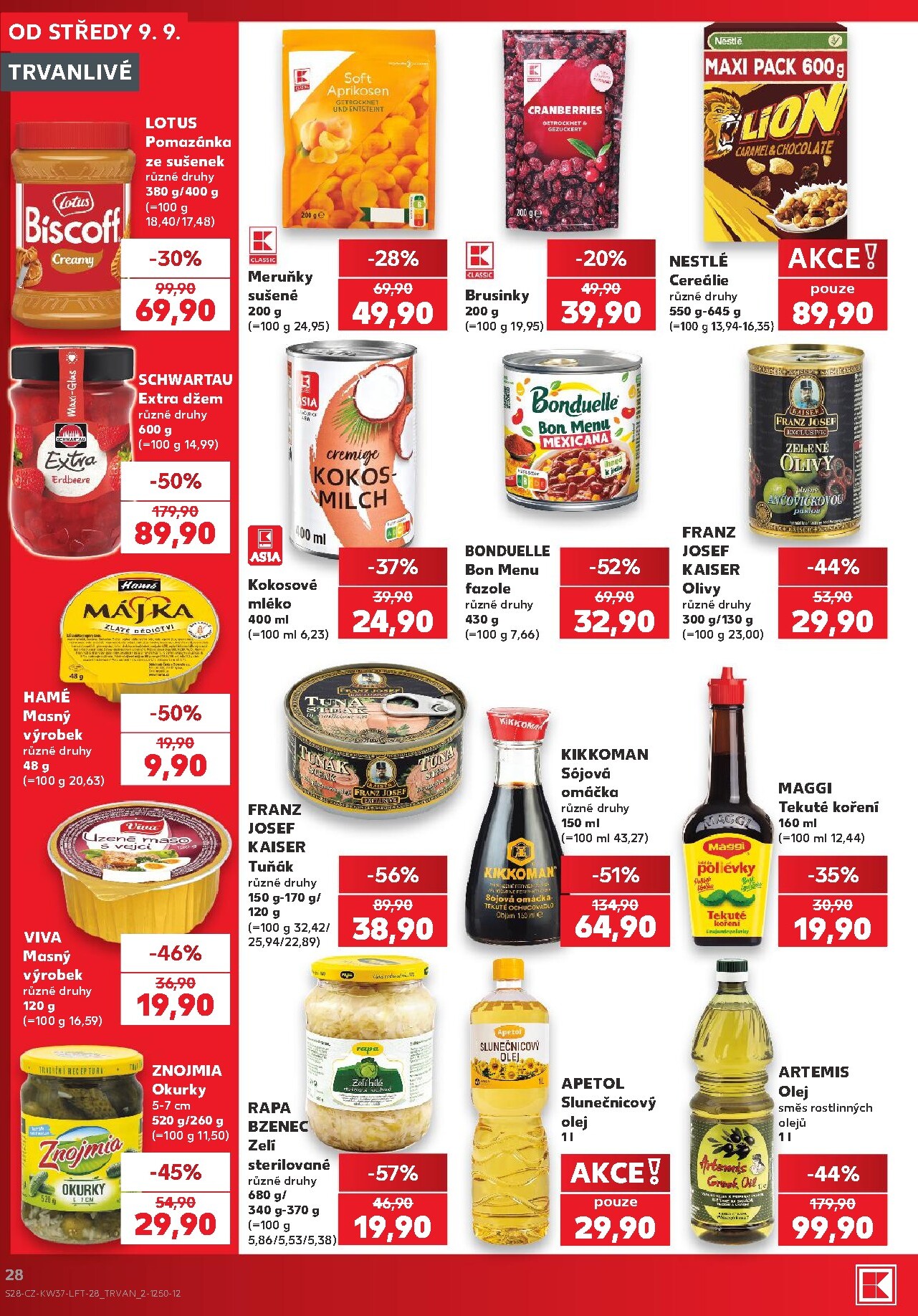 kaufland - Kaufland - Ostrava leták na příští týden od středy 09.09.2026 do úterý 15.09.2026 - page: 28