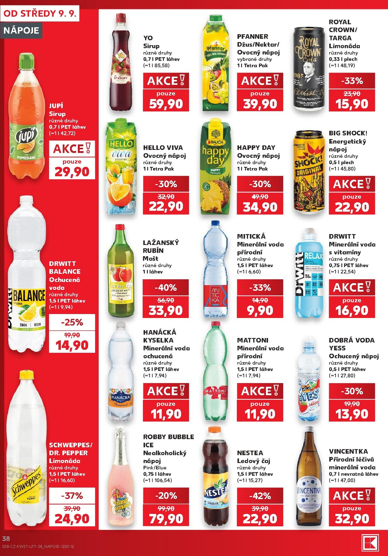 kaufland - Kaufland - Ostrava leták na příští týden od středy 09.09.2026 do úterý 15.09.2026 - page: 38