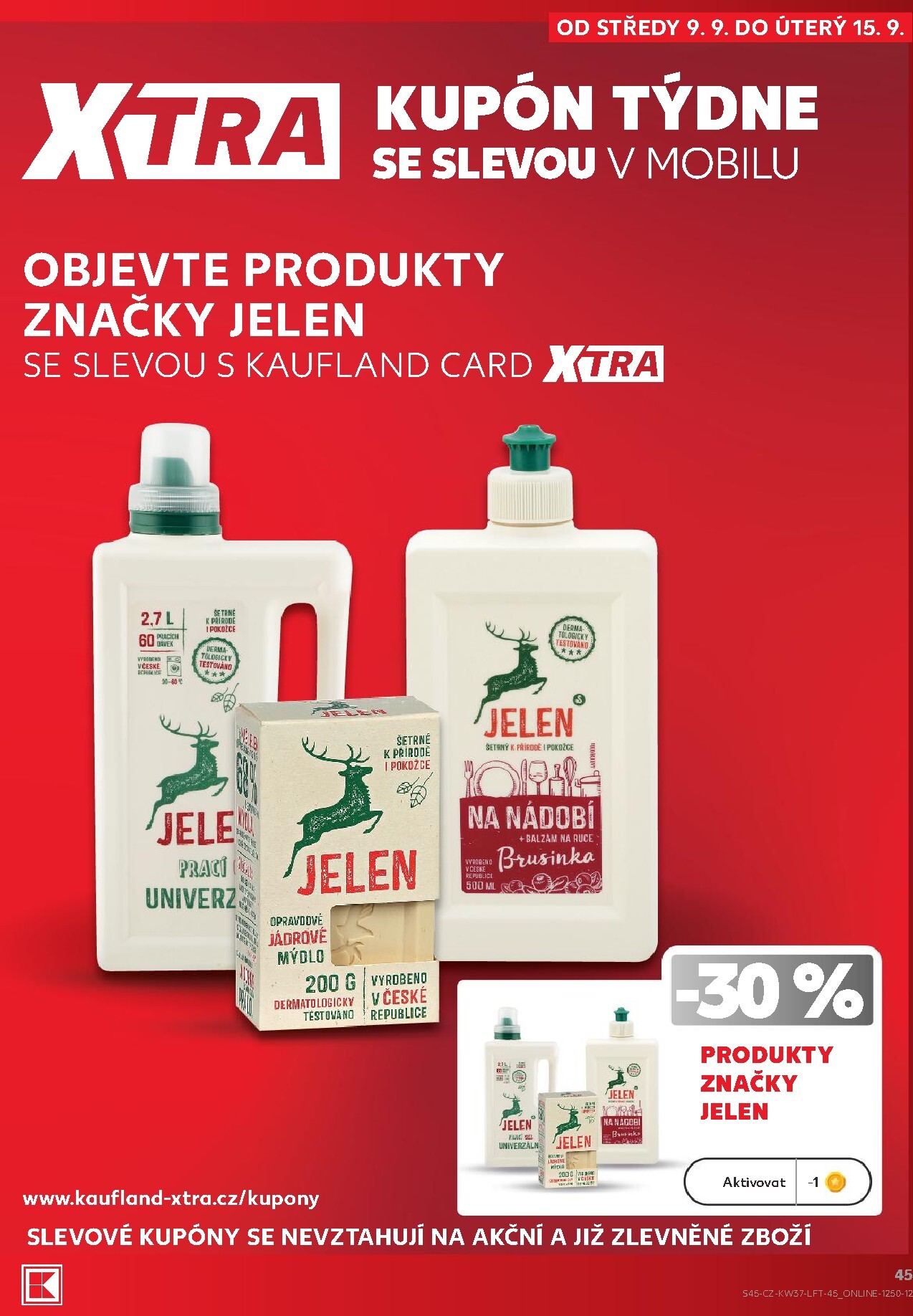 kaufland - Kaufland - Ostrava leták na příští týden od středy 09.09.2026 do úterý 15.09.2026 - page: 45