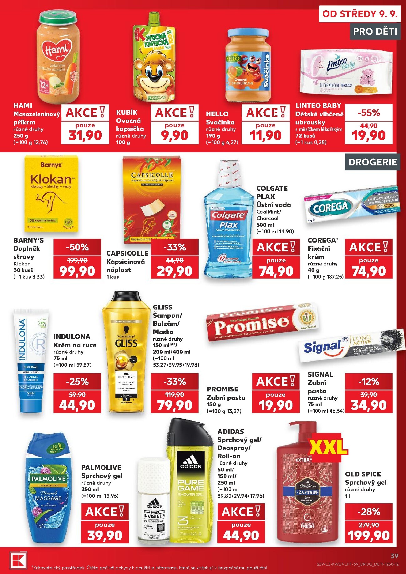 kaufland - Kaufland - Ostrava leták na příští týden od středy 09.09.2026 do úterý 15.09.2026 - page: 39