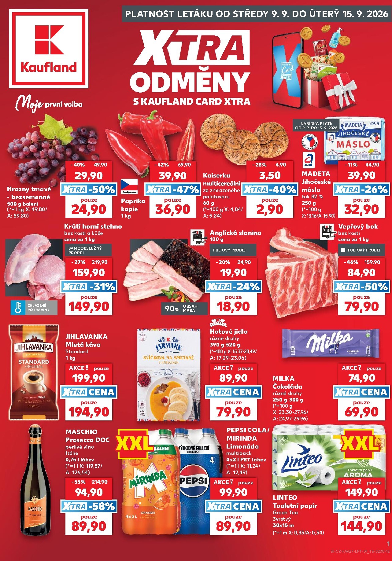 kaufland - Kaufland - Ostrava leták na příští týden od středy 09.09.2026 do úterý 15.09.2026