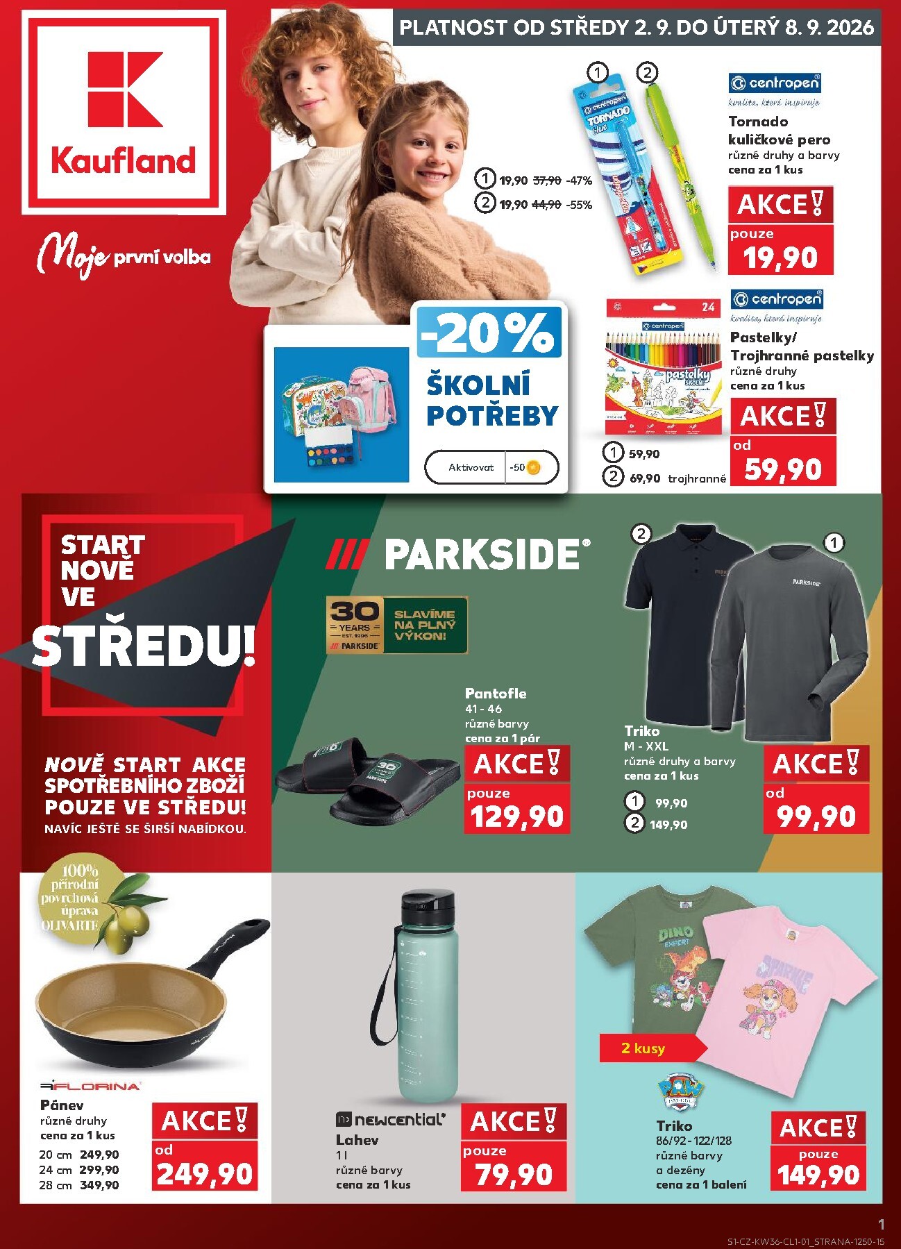 kaufland - Aktuální Kaufland - Ostrava - Spotřební zboží leták platný od středy 02.09.2026 do úterý 08.09.2026