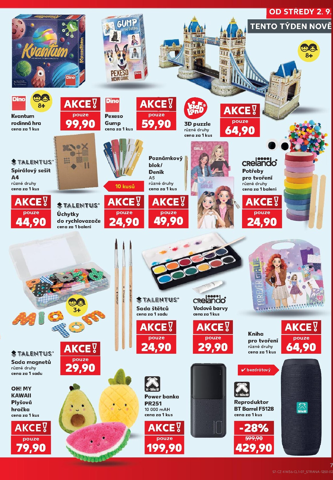 kaufland - Aktuální Kaufland - Kolín - Spotřební zboží leták platný od středy 02.09.2026 do úterý 08.09.2026 - page: 7