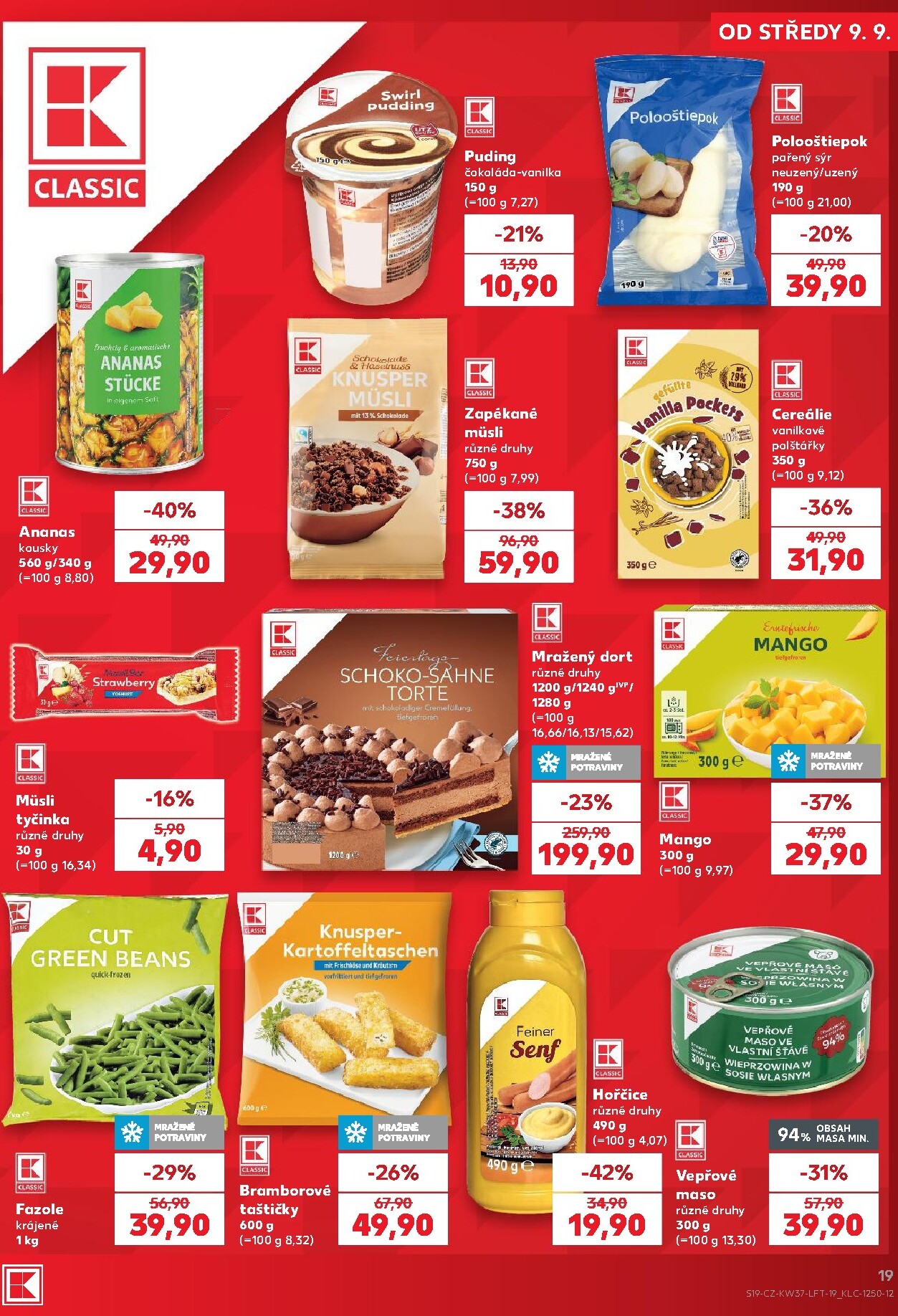 kaufland - Kaufland - Kolín leták na příští týden od středy 09.09.2026 do úterý 15.09.2026 - page: 19