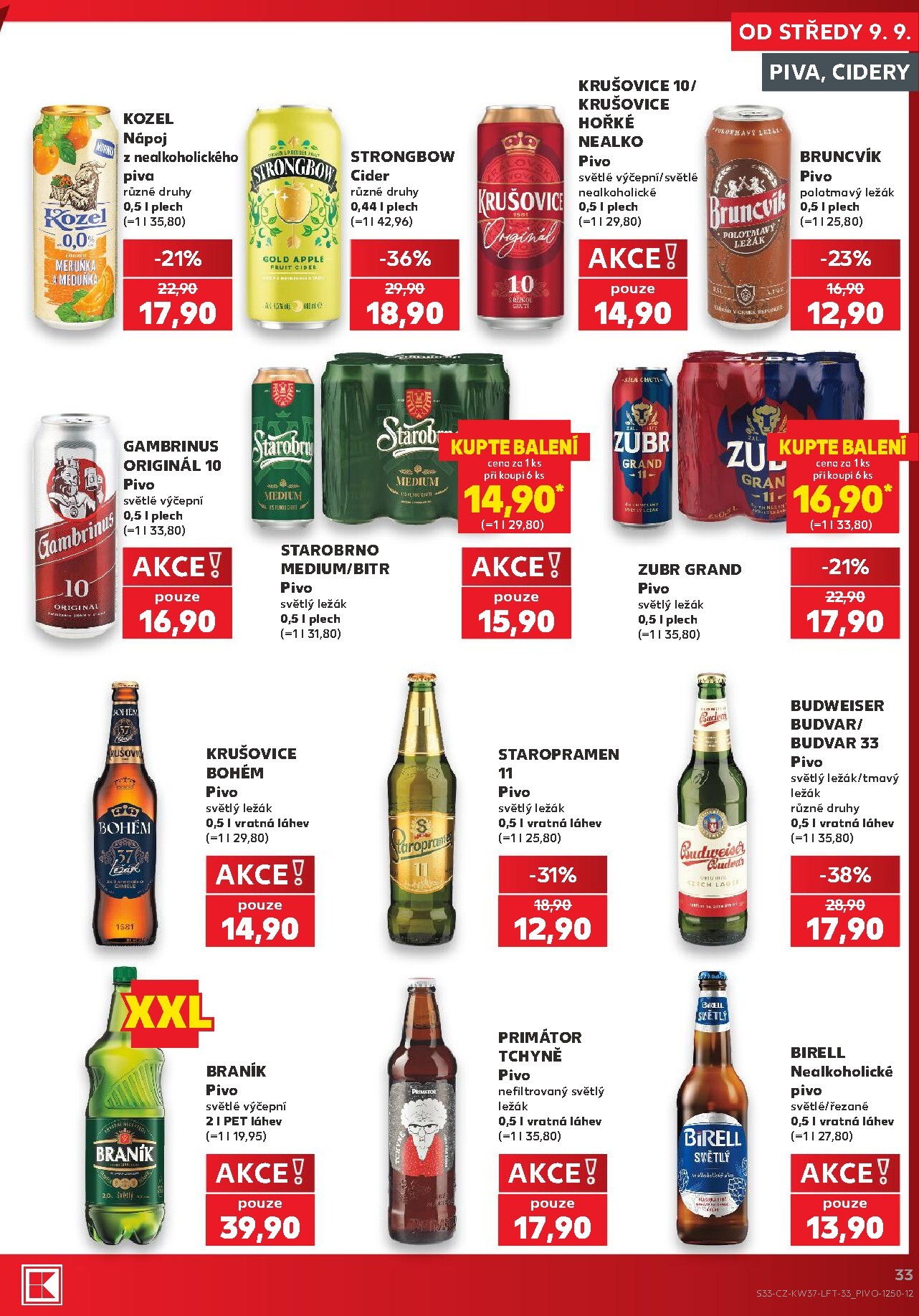 kaufland - Kaufland - Kolín leták na příští týden od středy 09.09.2026 do úterý 15.09.2026 - page: 33