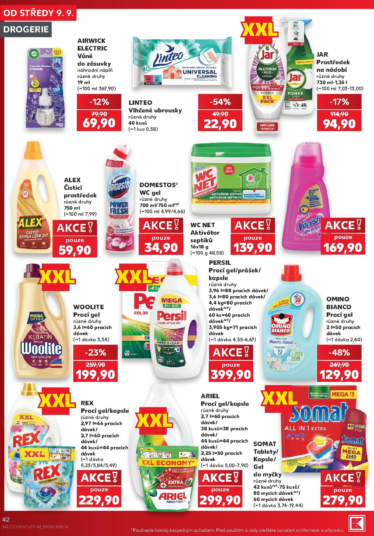 kaufland - Kaufland - Kolín leták na příští týden od středy 09.09.2026 do úterý 15.09.2026 - page: 42