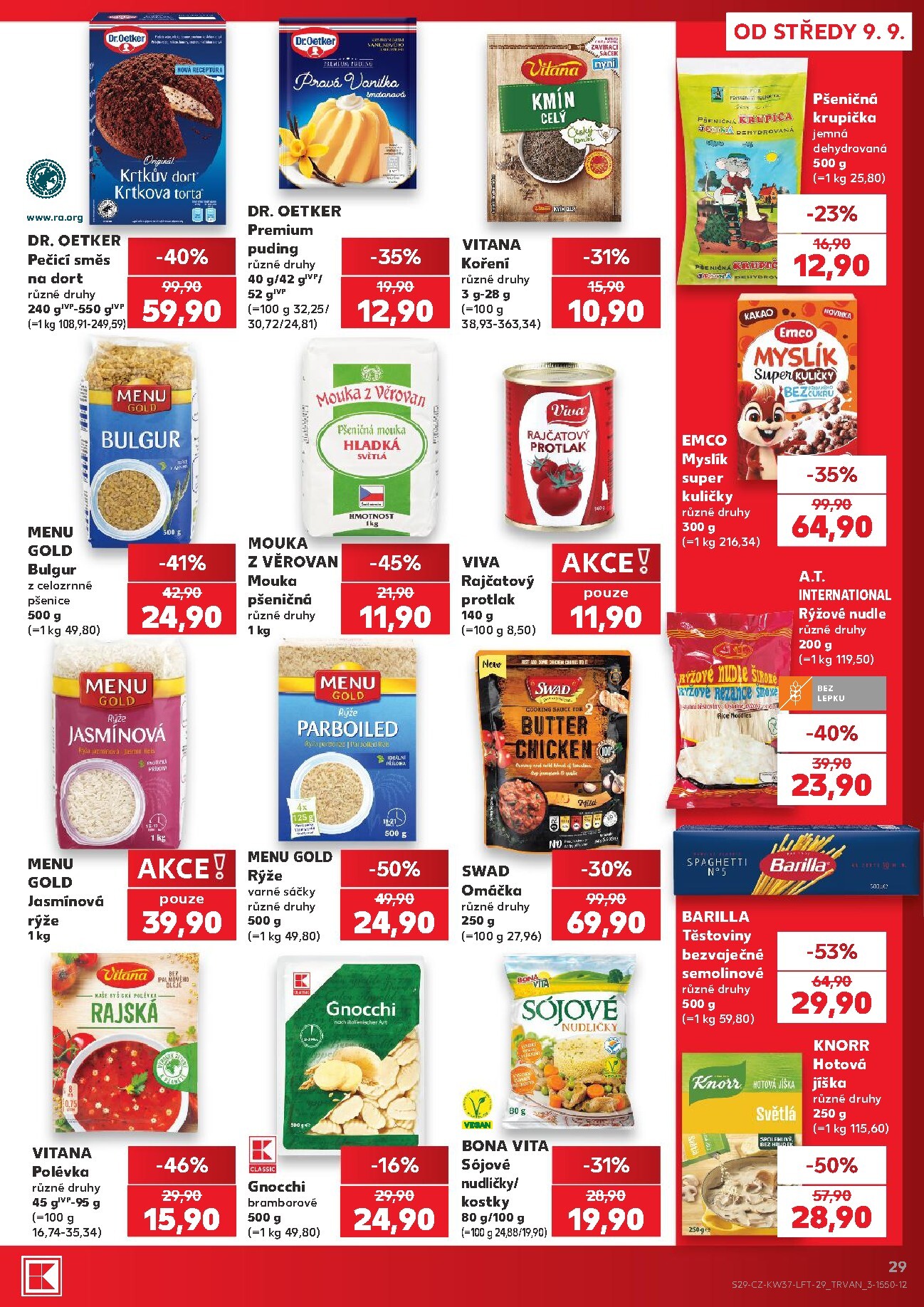 kaufland - Kaufland - Kolín leták na příští týden od středy 09.09.2026 do úterý 15.09.2026 - page: 29