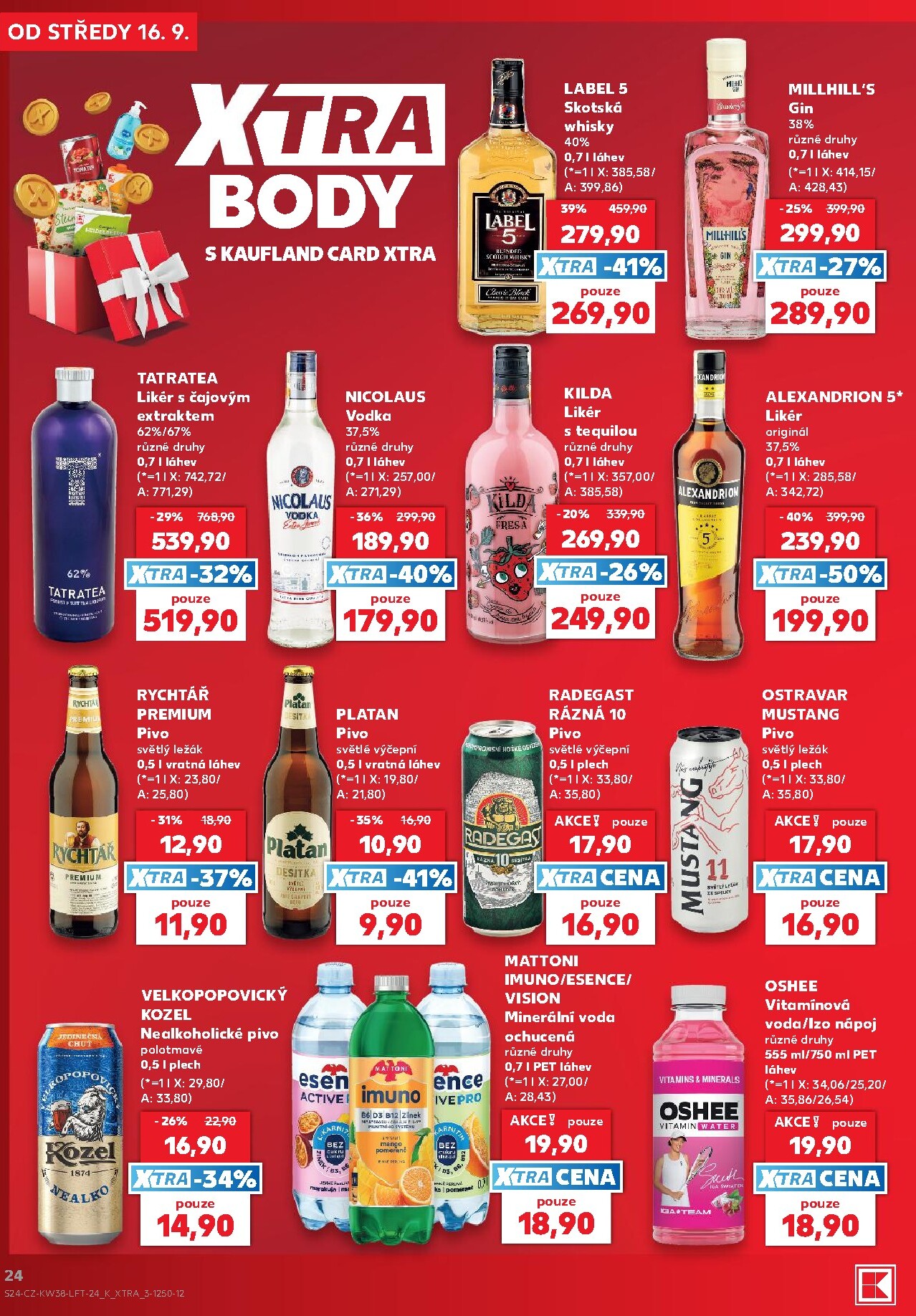 kaufland - Kaufland - Kolín leták na příští týden od středy 16.09.2026 do úterý 22.09.2026 - page: 24