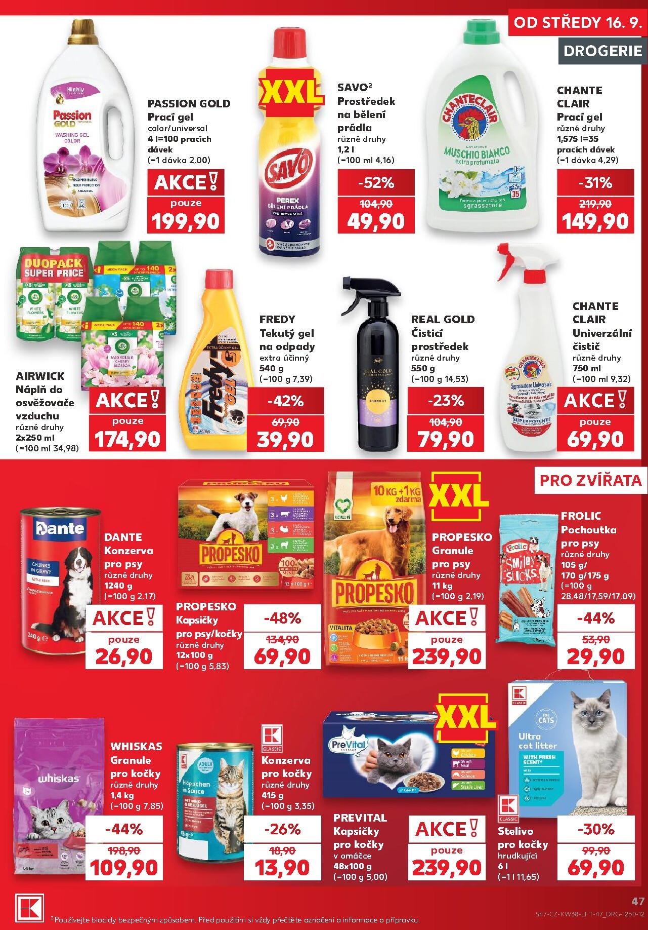 kaufland - Kaufland - Kolín leták na příští týden od středy 16.09.2026 do úterý 22.09.2026 - page: 47
