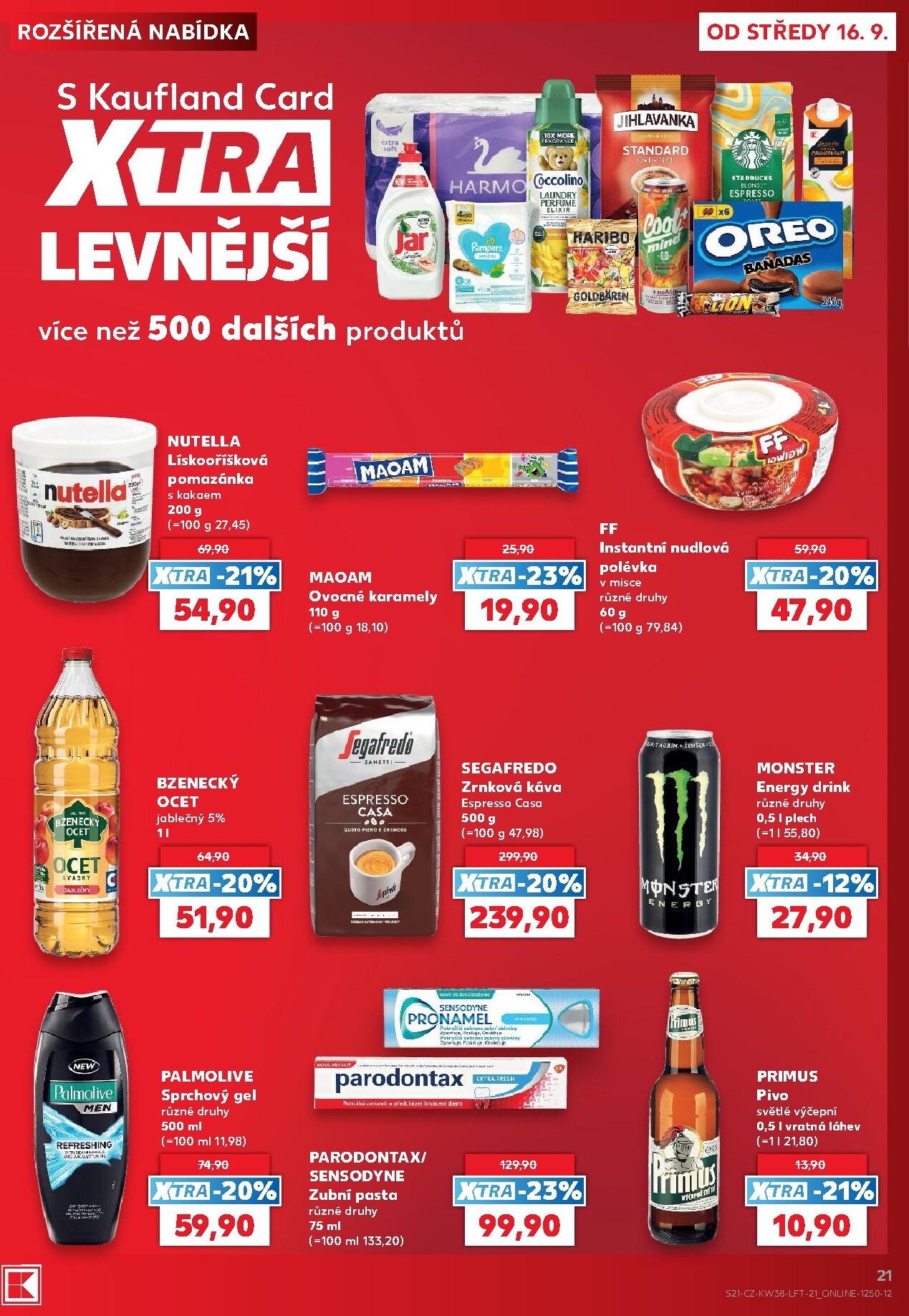 kaufland - Kaufland - Kolín leták na příští týden od středy 16.09.2026 do úterý 22.09.2026 - page: 21