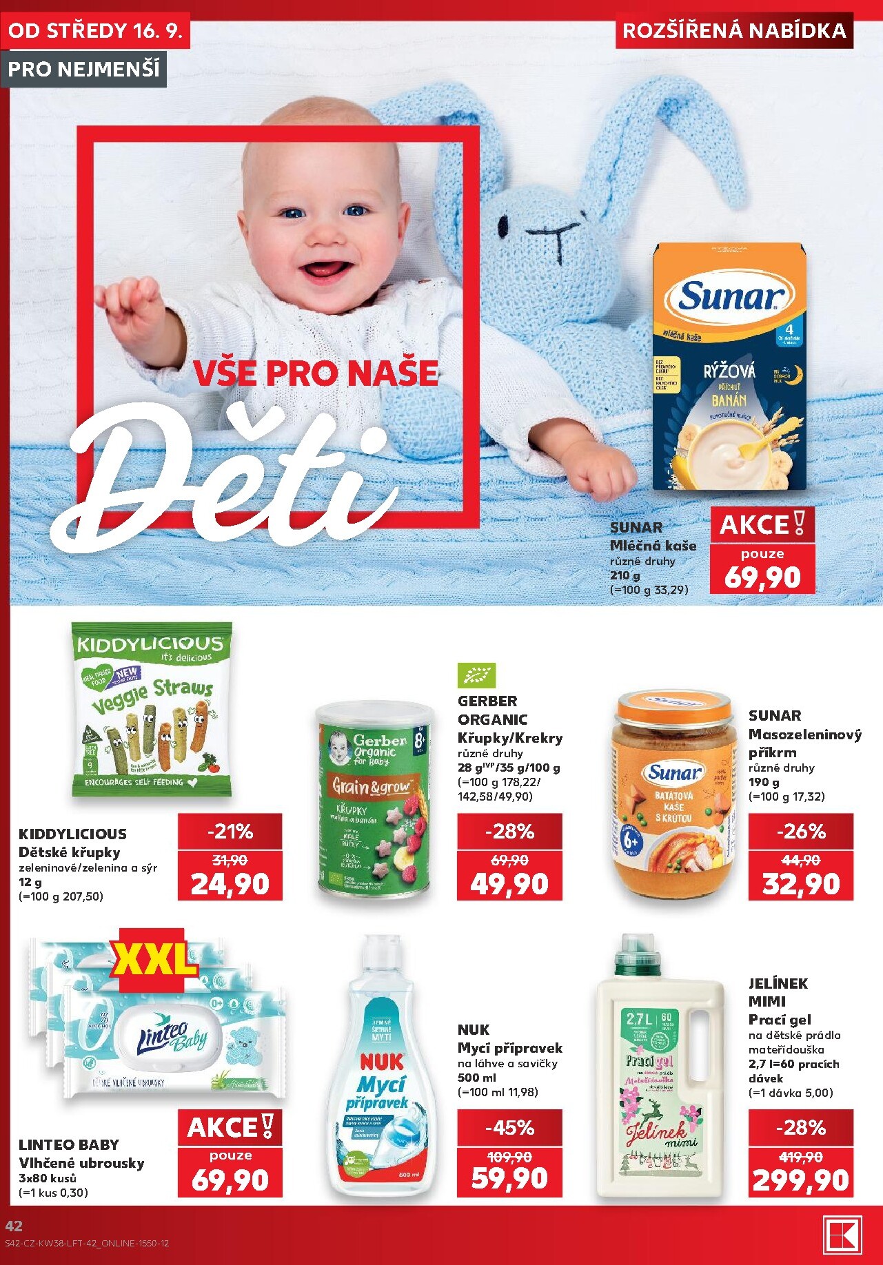 kaufland - Kaufland - Kolín leták na příští týden od středy 16.09.2026 do úterý 22.09.2026 - page: 42