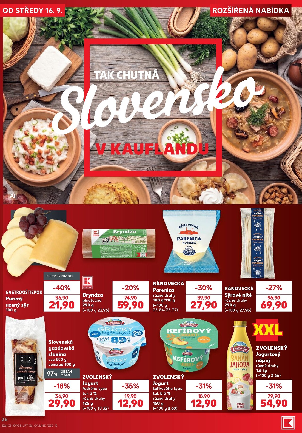 kaufland - Kaufland - Kolín leták na příští týden od středy 16.09.2026 do úterý 22.09.2026 - page: 26