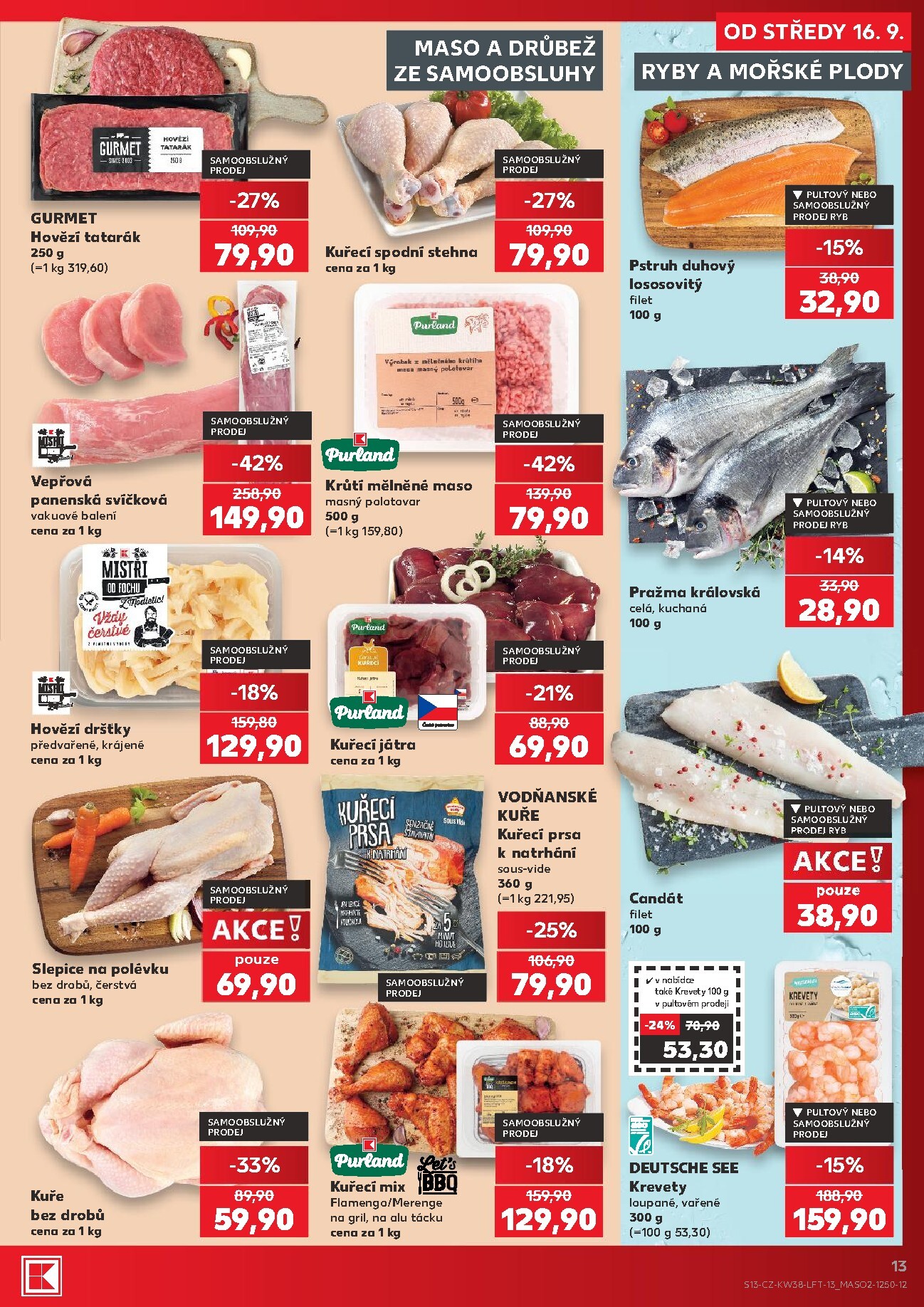 kaufland - Kaufland - Kolín leták na příští týden od středy 16.09.2026 do úterý 22.09.2026 - page: 13