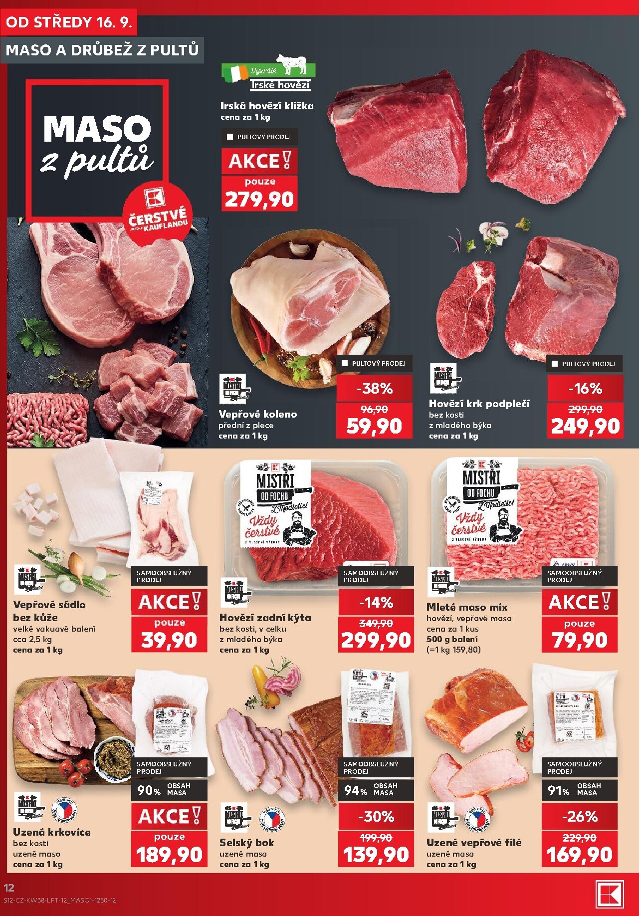 kaufland - Kaufland - Kolín leták na příští týden od středy 16.09.2026 do úterý 22.09.2026 - page: 12