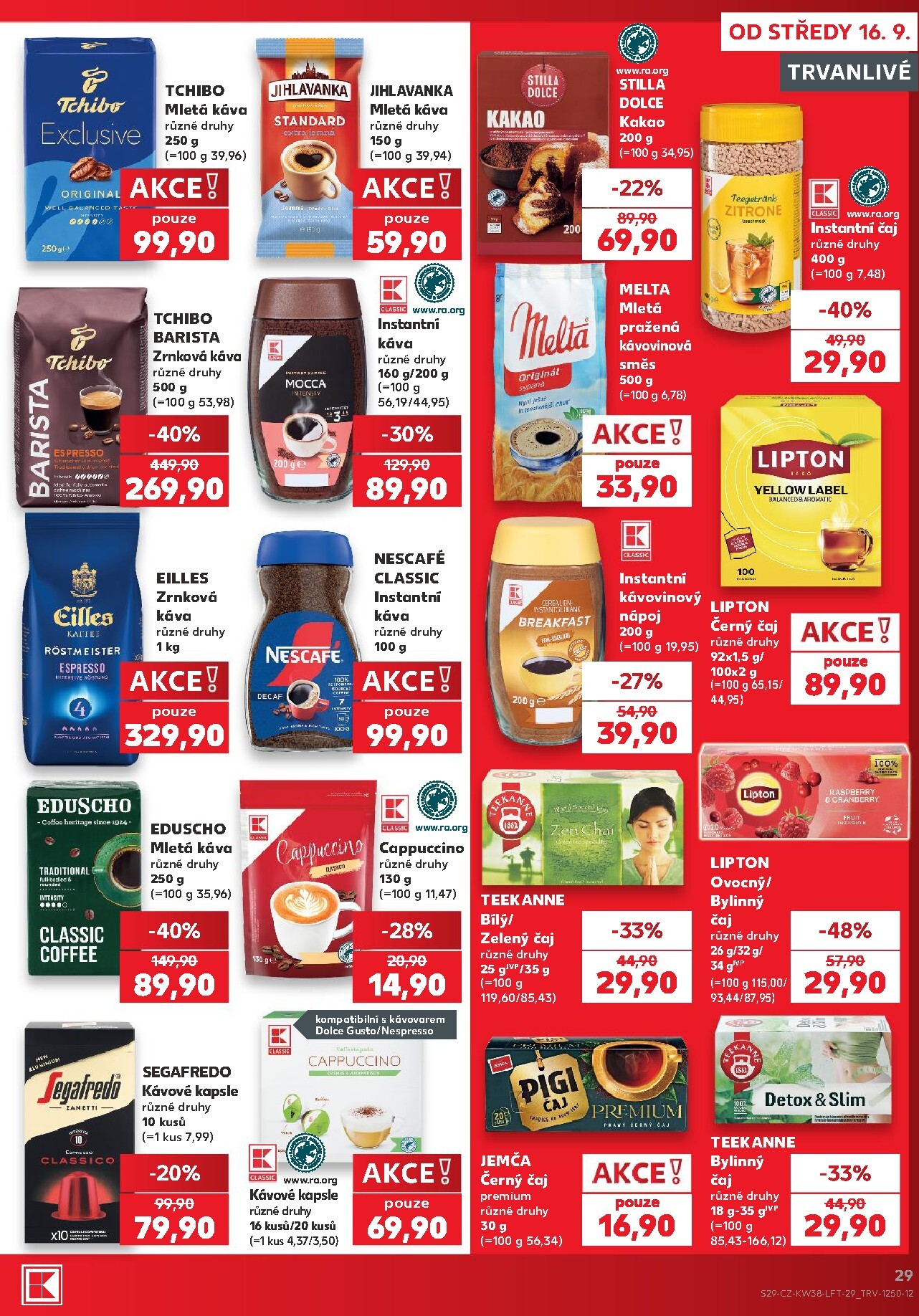 kaufland - Kaufland - Ostrava leták na příští týden od středy 16.09.2026 do úterý 22.09.2026 - page: 29