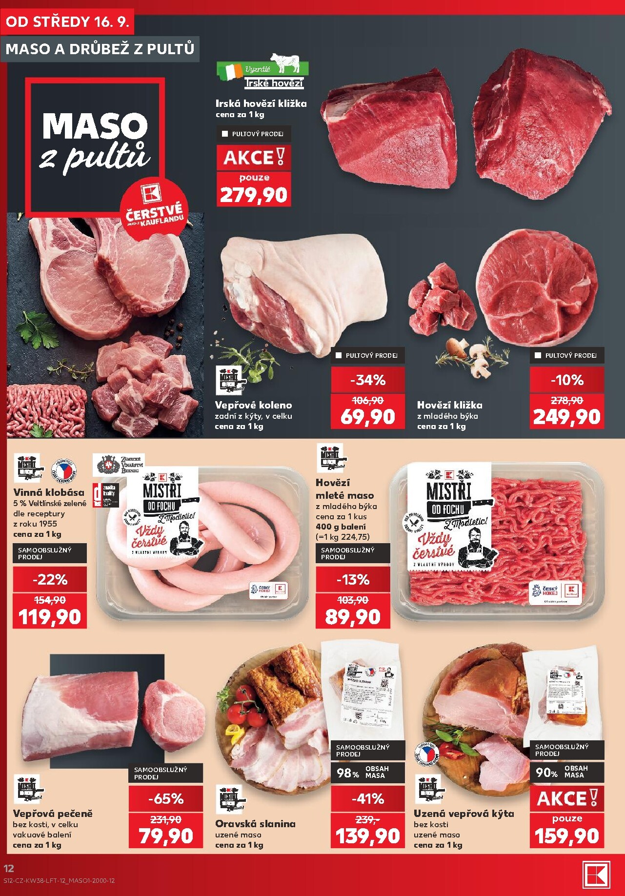 kaufland - Kaufland - Ostrava leták na příští týden od středy 16.09.2026 do úterý 22.09.2026 - page: 12