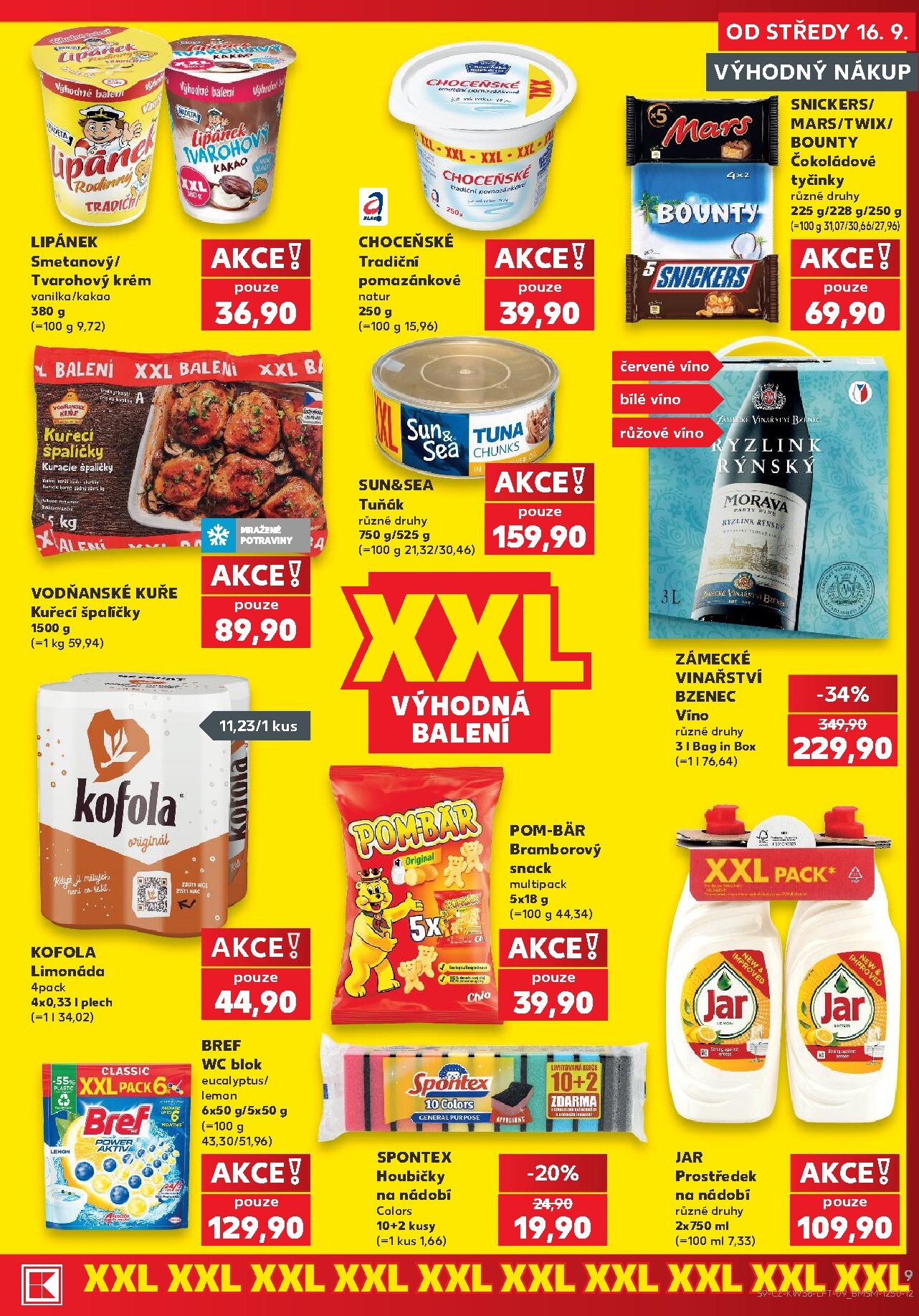 kaufland - Kaufland - Ostrava leták na příští týden od středy 16.09.2026 do úterý 22.09.2026 - page: 9