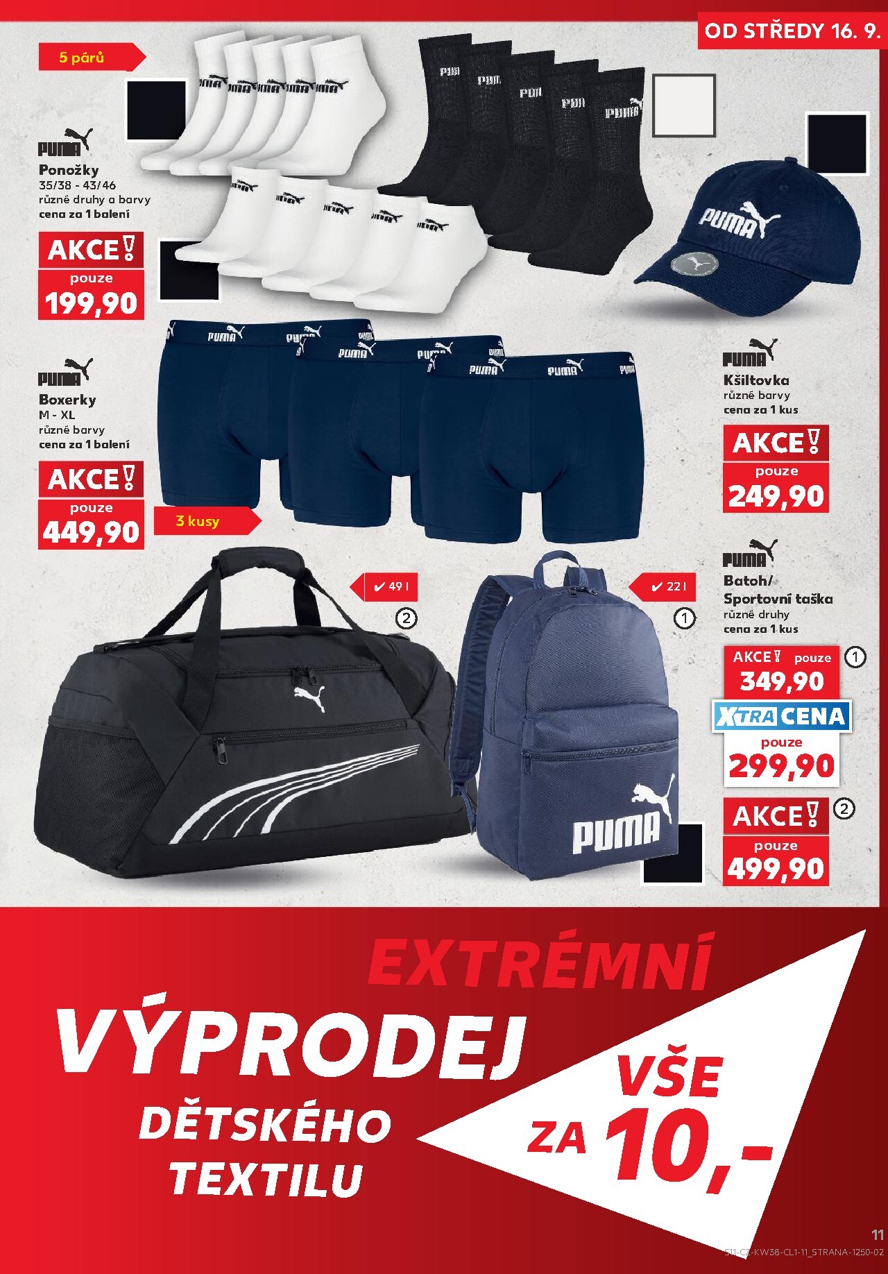 kaufland - Kaufland - Kolín - Spotřební zboží leták na příští týden od středy 16.09.2026 do úterý 22.09.2026 - page: 11