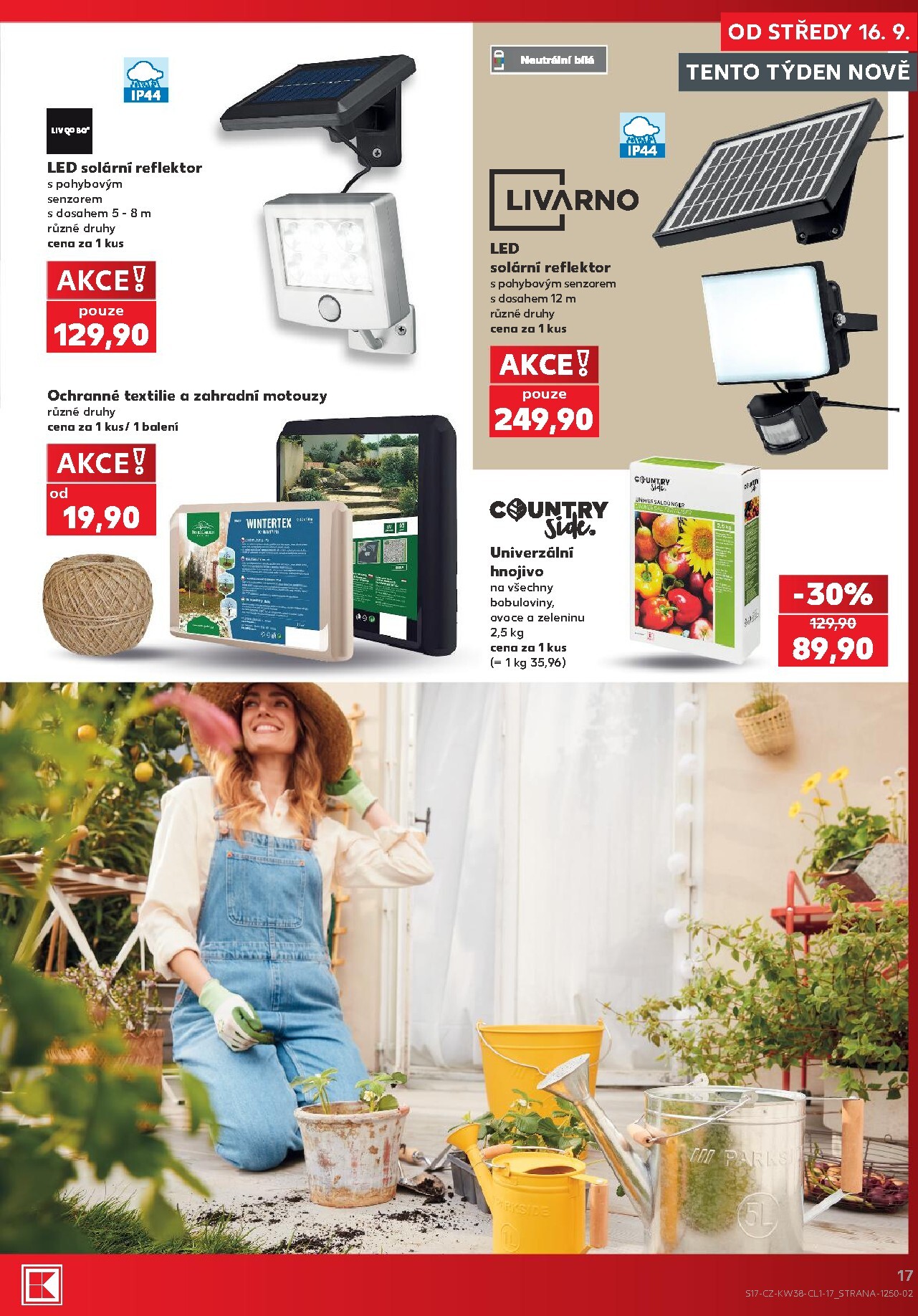 kaufland - Kaufland - Kolín - Spotřební zboží leták na příští týden od středy 16.09.2026 do úterý 22.09.2026 - page: 17