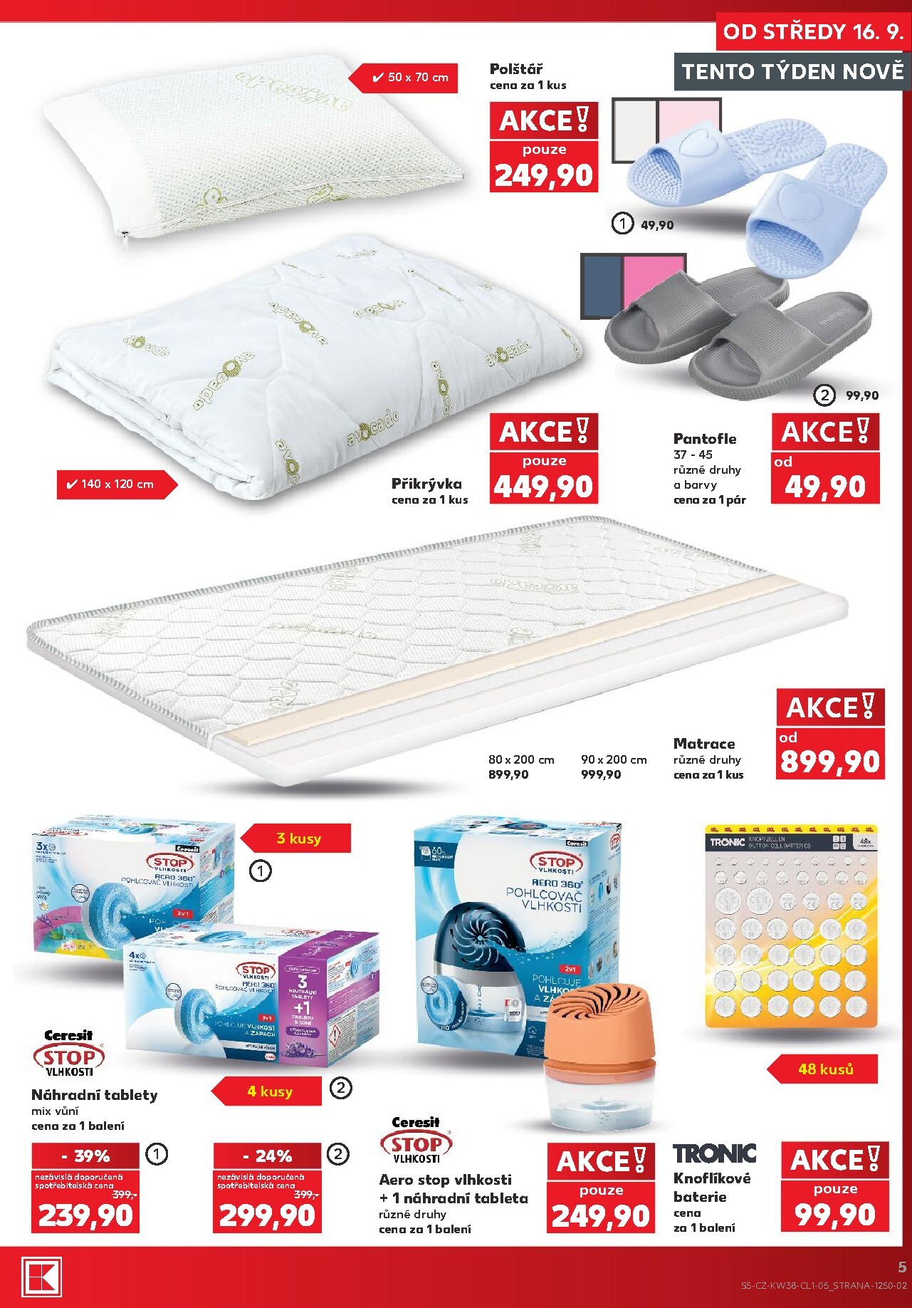 kaufland - Kaufland - Kolín - Spotřební zboží leták na příští týden od středy 16.09.2026 do úterý 22.09.2026 - page: 5