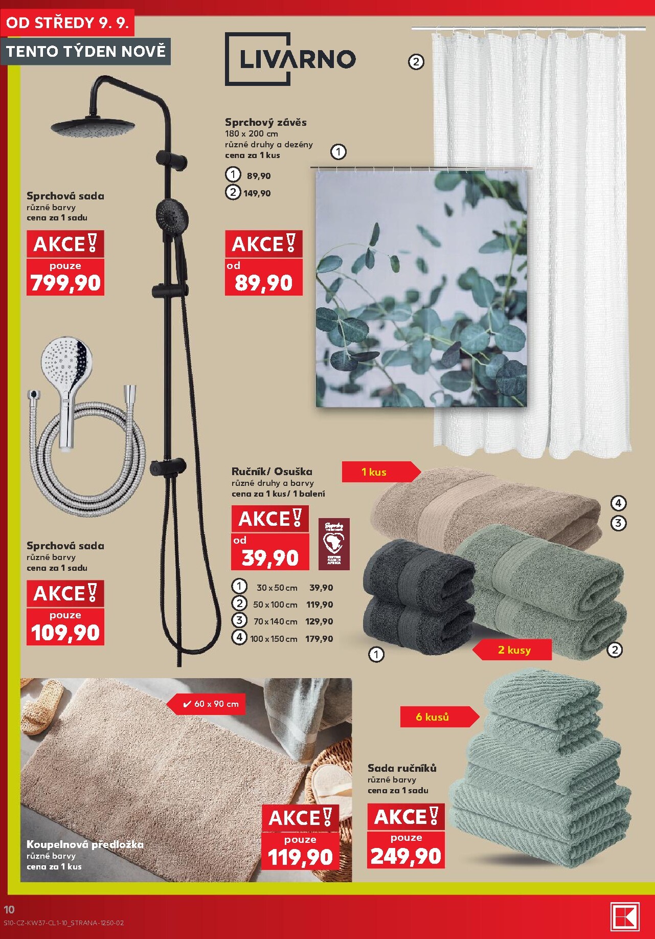 kaufland - Aktuální Kaufland - Kolín - Spotřební zboží leták platný od středy 09.09.2026 do úterý 15.09.2026 - page: 10