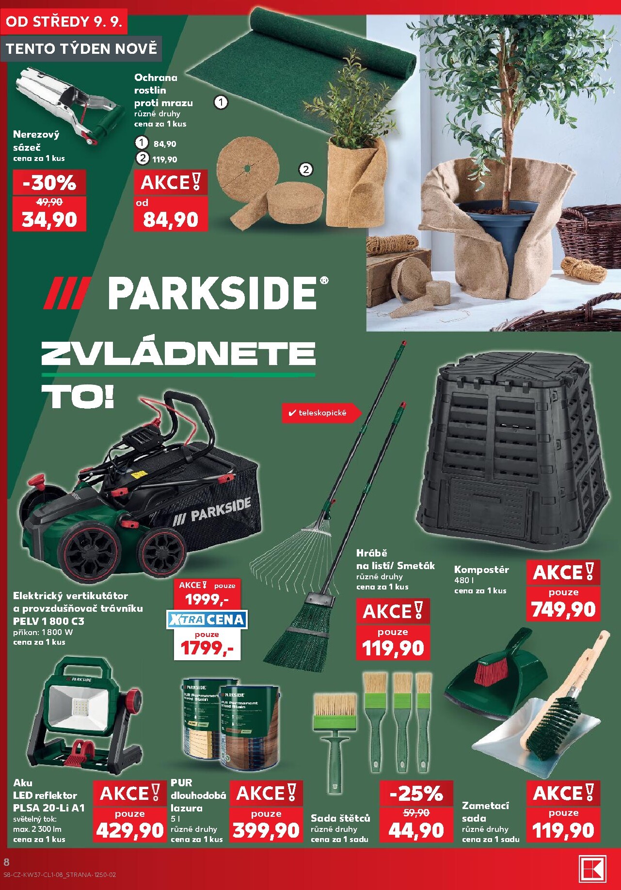 kaufland - Aktuální Kaufland - Kolín - Spotřební zboží leták platný od středy 09.09.2026 do úterý 15.09.2026 - page: 8