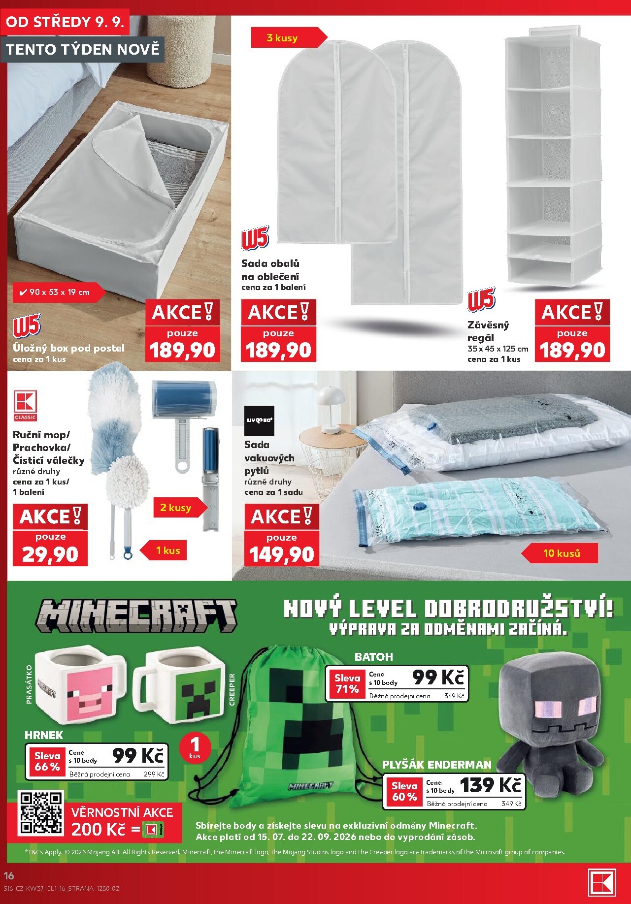 kaufland - Aktuální Kaufland - Kolín - Spotřební zboží leták platný od středy 09.09.2026 do úterý 15.09.2026 - page: 16