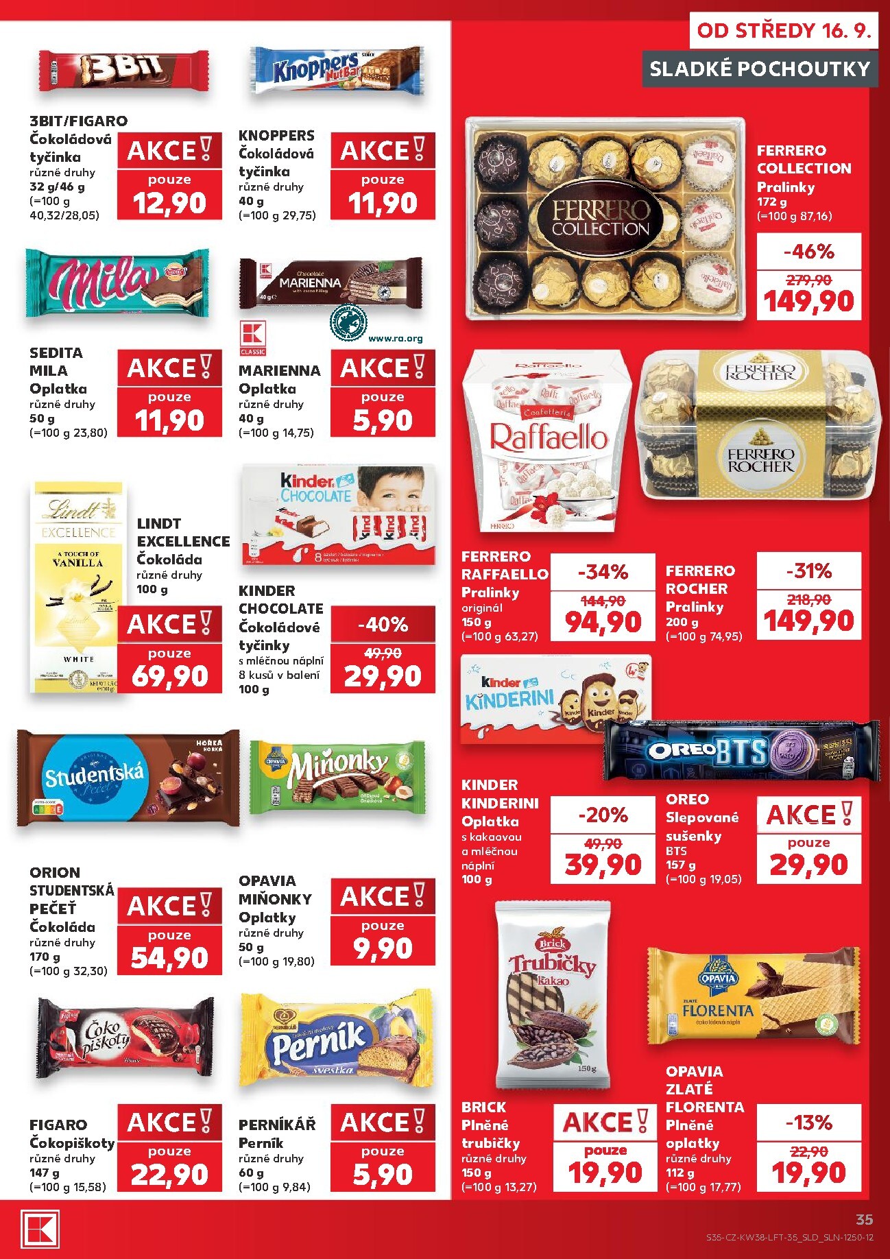 kaufland - Kaufland - Brno leták na příští týden od středy 16.09.2026 do úterý 22.09.2026 - page: 35