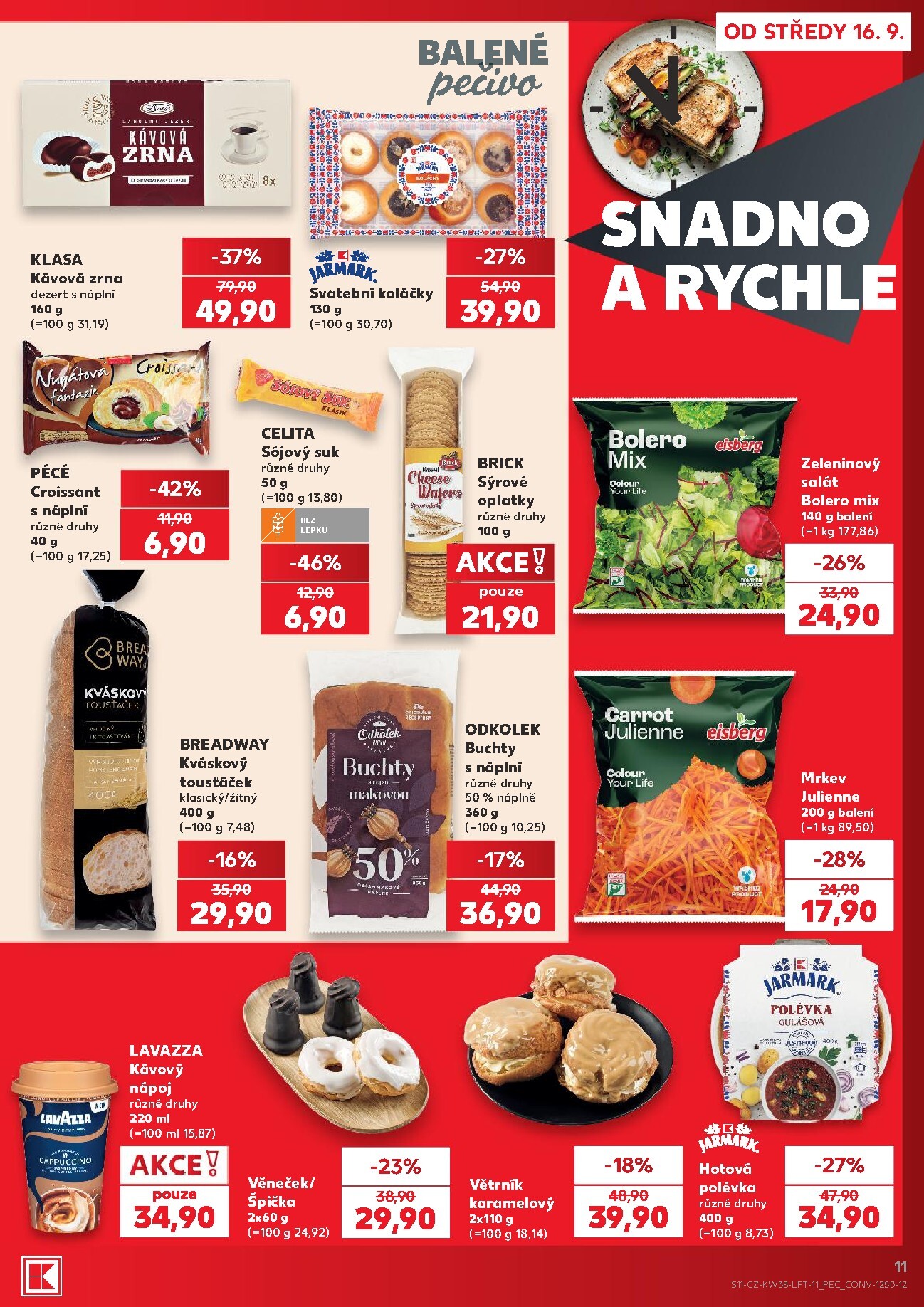 kaufland - Kaufland - Brno leták na příští týden od středy 16.09.2026 do úterý 22.09.2026 - page: 11