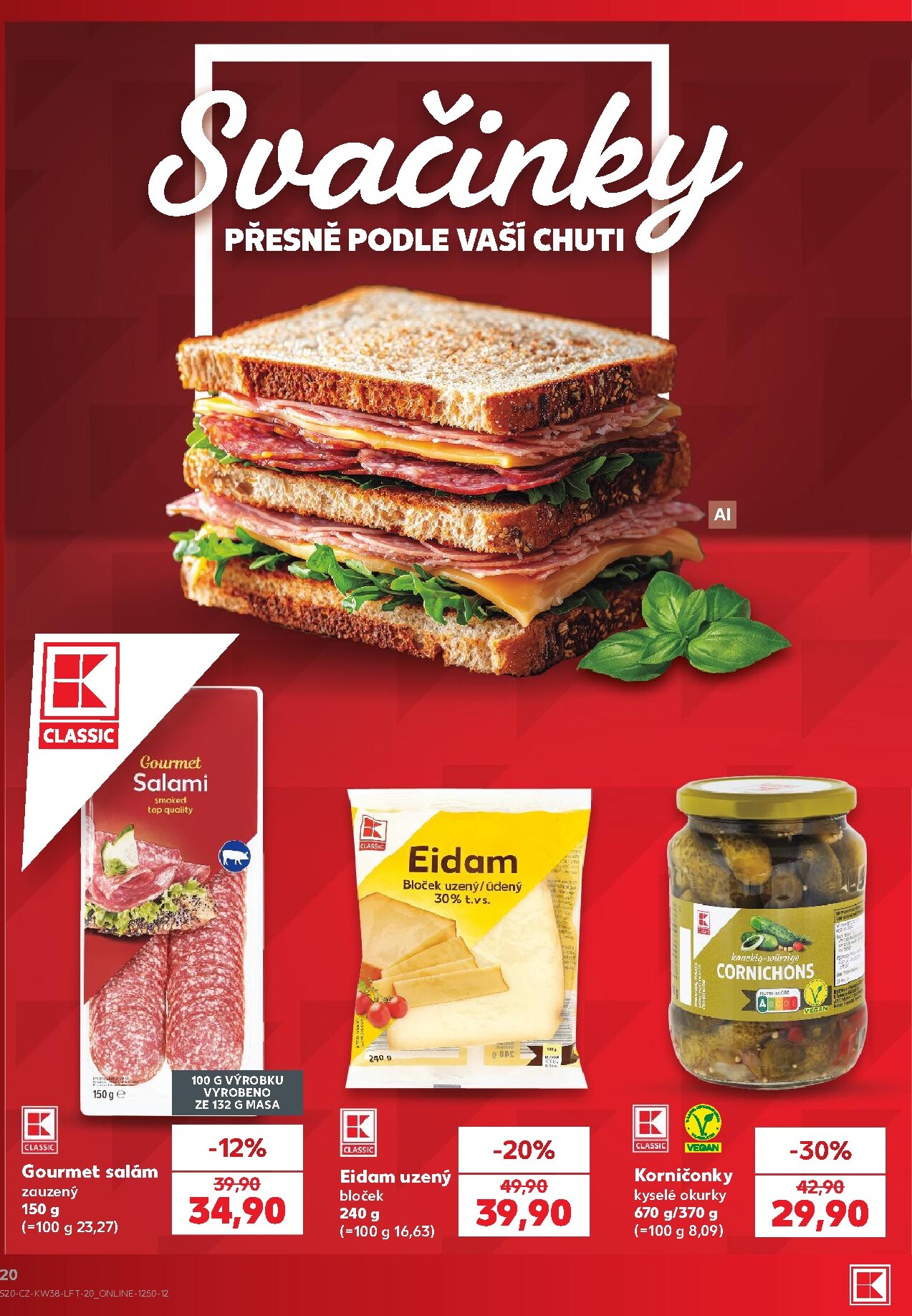 kaufland - Kaufland - Brno leták na příští týden od středy 16.09.2026 do úterý 22.09.2026 - page: 20