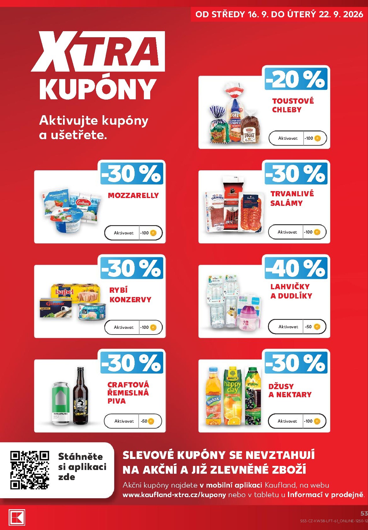 kaufland - Kaufland - Brno leták na příští týden od středy 16.09.2026 do úterý 22.09.2026 - page: 53