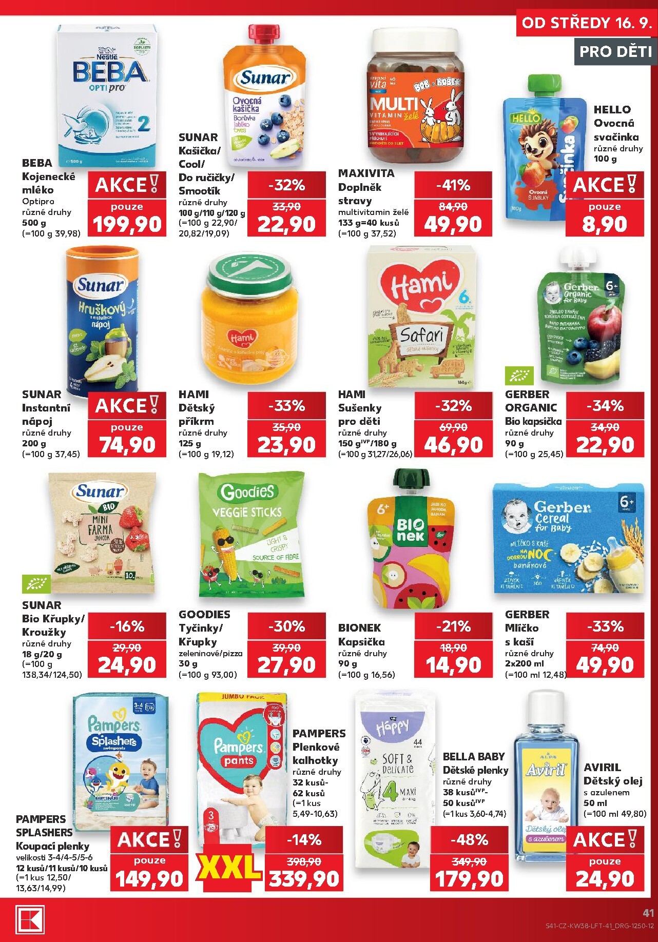kaufland - Kaufland - Brno leták na příští týden od středy 16.09.2026 do úterý 22.09.2026 - page: 41