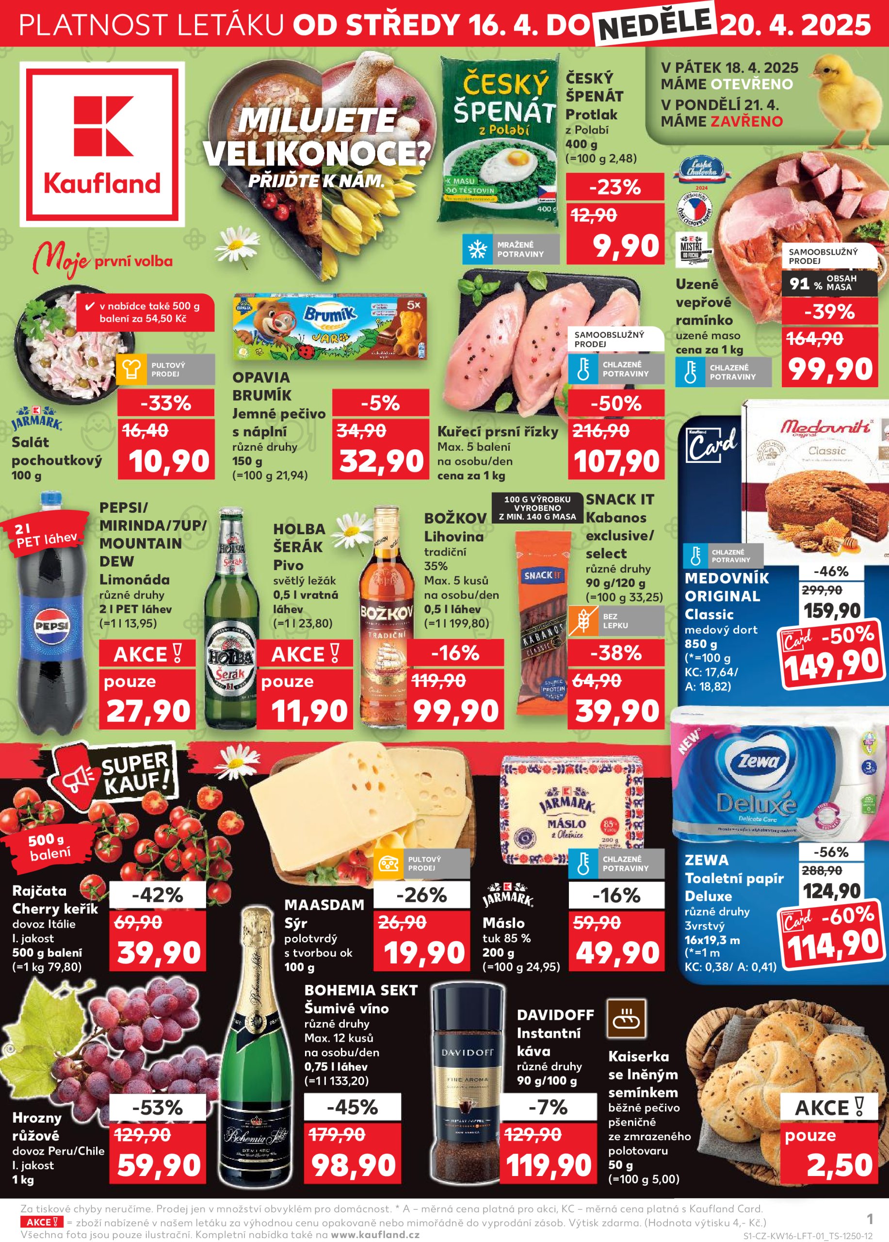 kaufland - Leták Kaufland Karviná od 16.04. do 20.04.