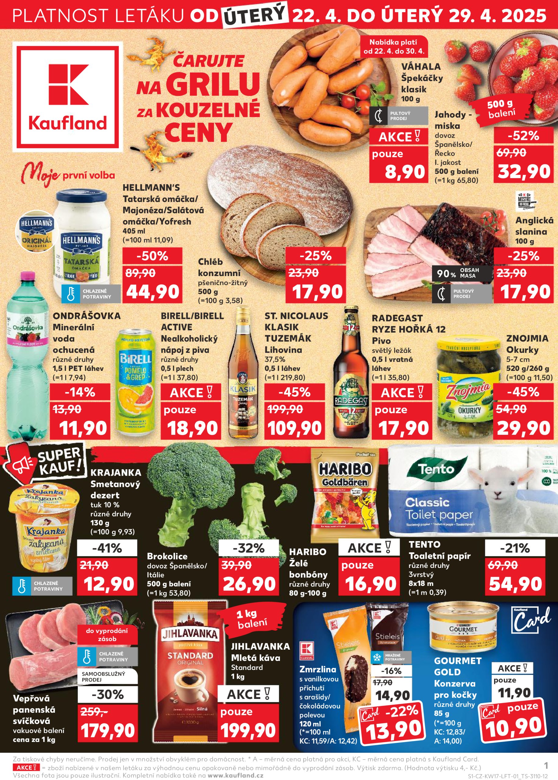 kaufland - Leták Kaufland - Brno od 22.04. do 29.04.