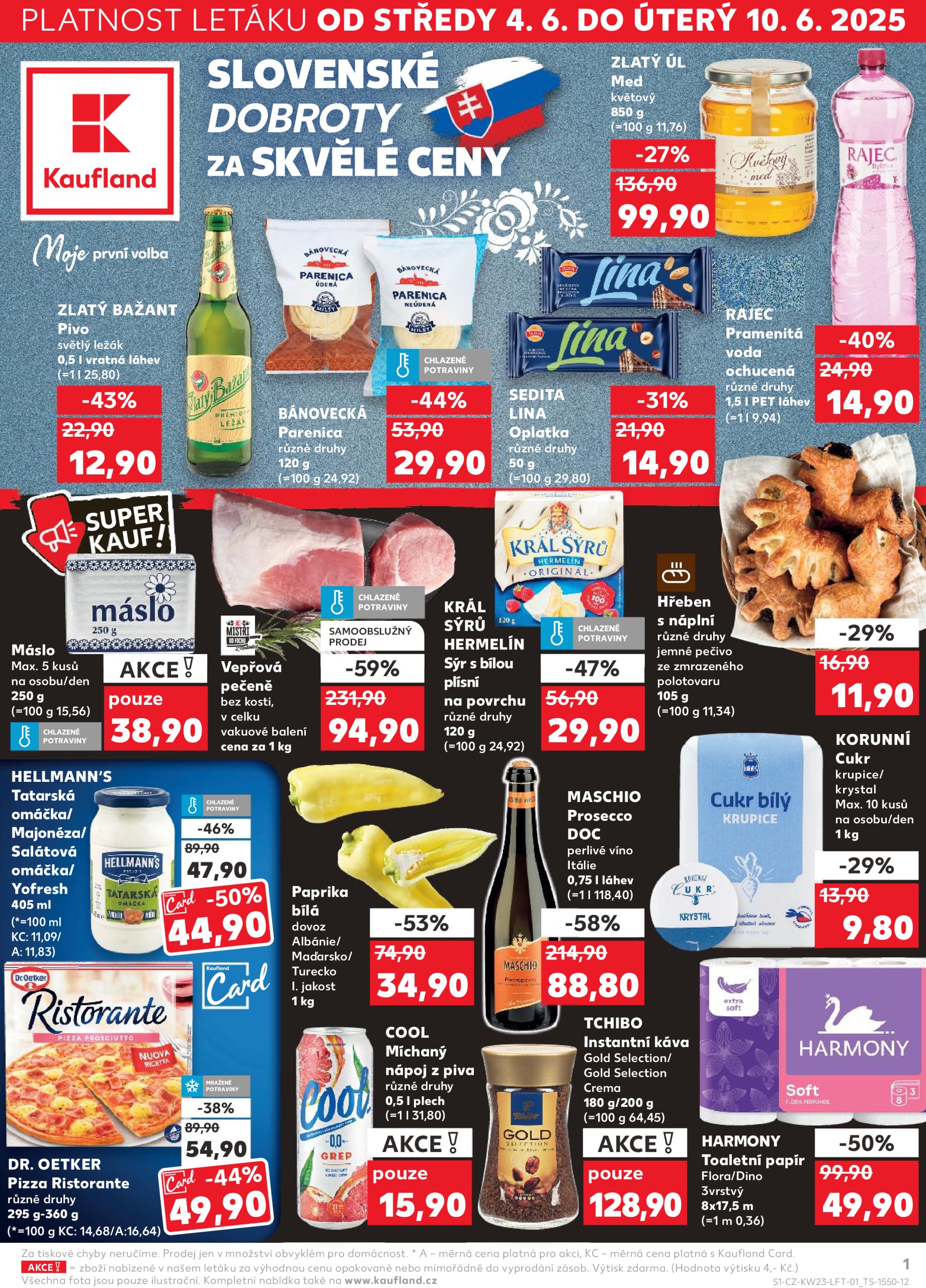 kaufland - Leták Kaufland Praha 4 od 04.06. do 10.06.