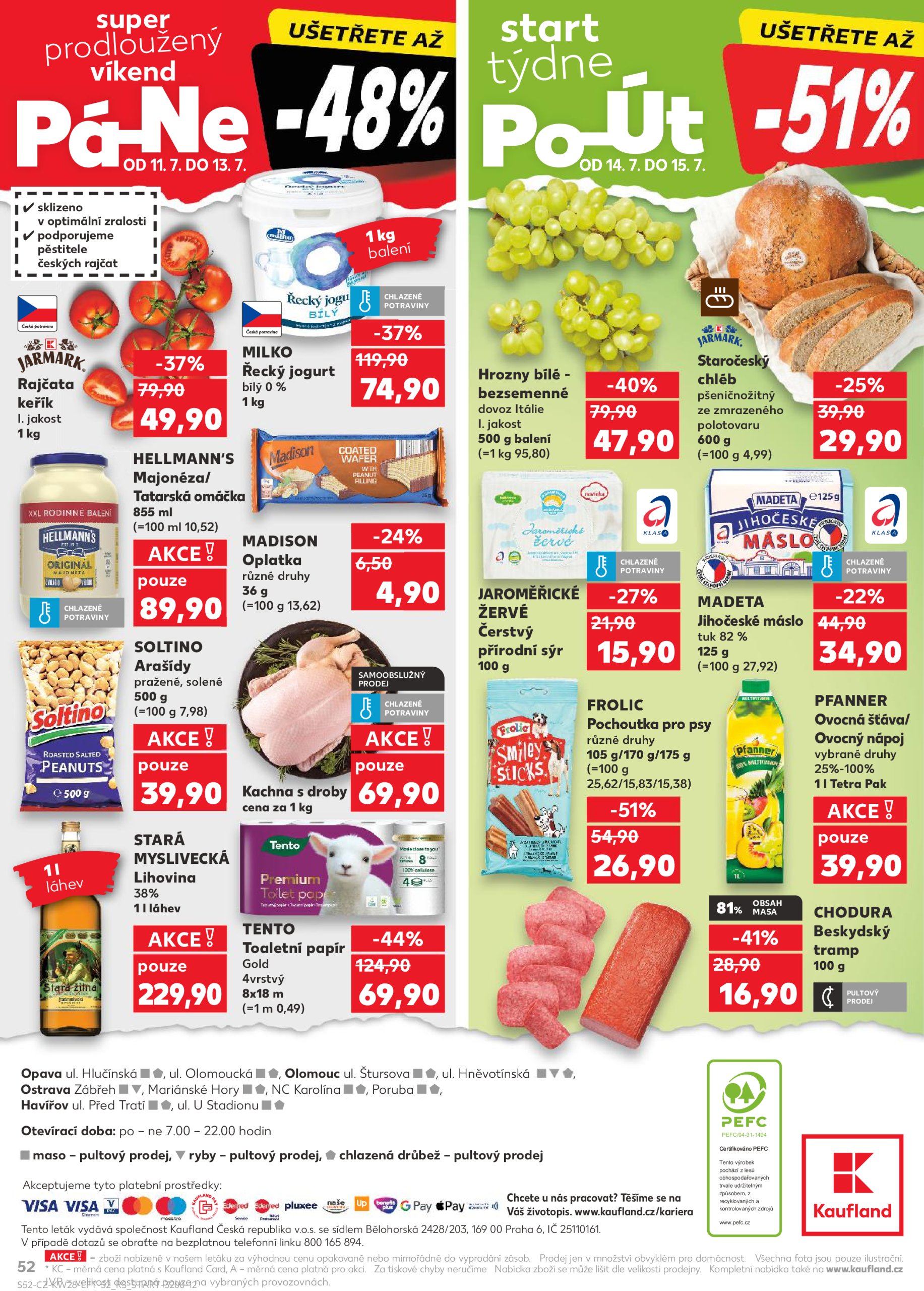 kaufland - Leták Kaufland Ostrava od 09.07. do 15.07. - page: 52 kaufland - Leták Kaufland Ostrava od 09.07. do 15.07. - page: 52