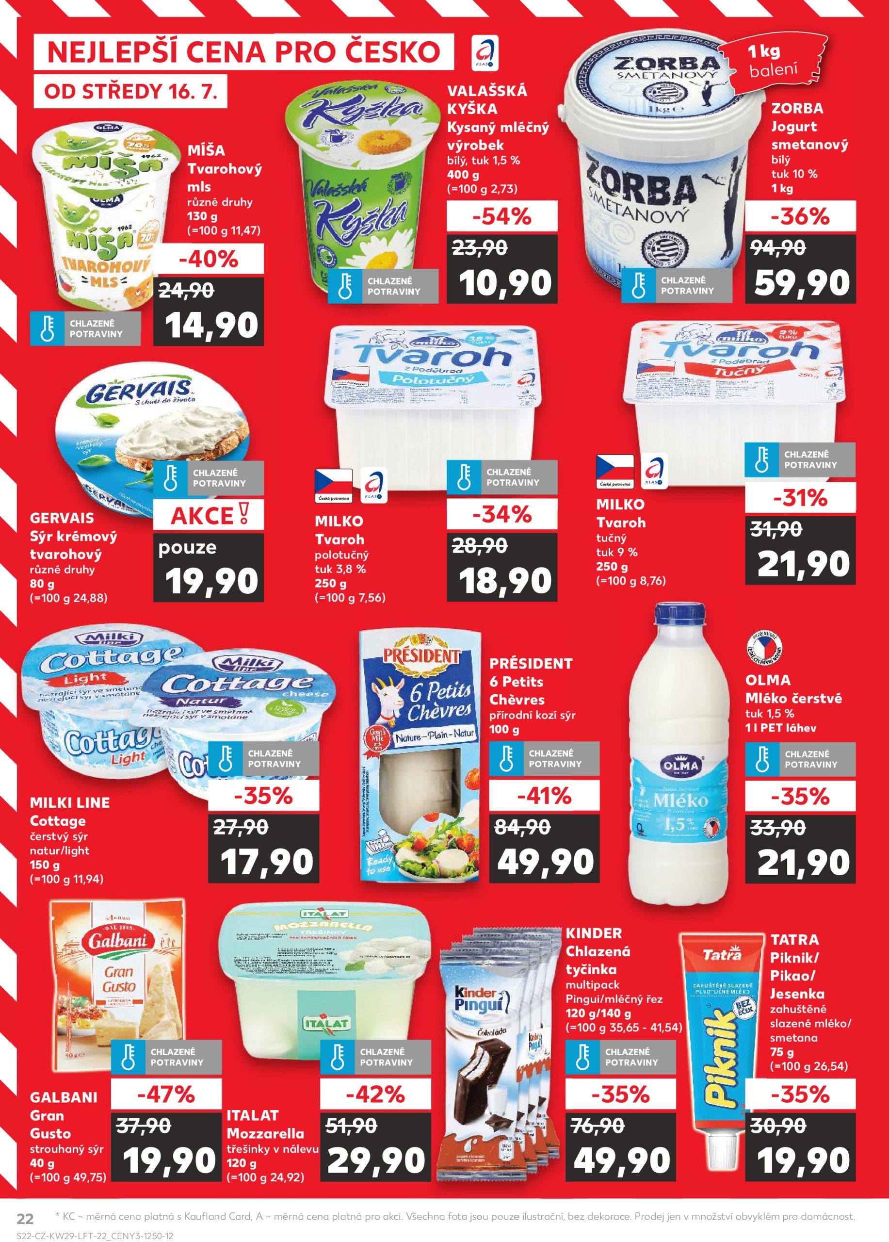 kaufland - Leták Kaufland Kolín od 16.07. do 22.07. - page: 22 kaufland - Leták Kaufland Kolín od 16.07. do 22.07. - page: 22