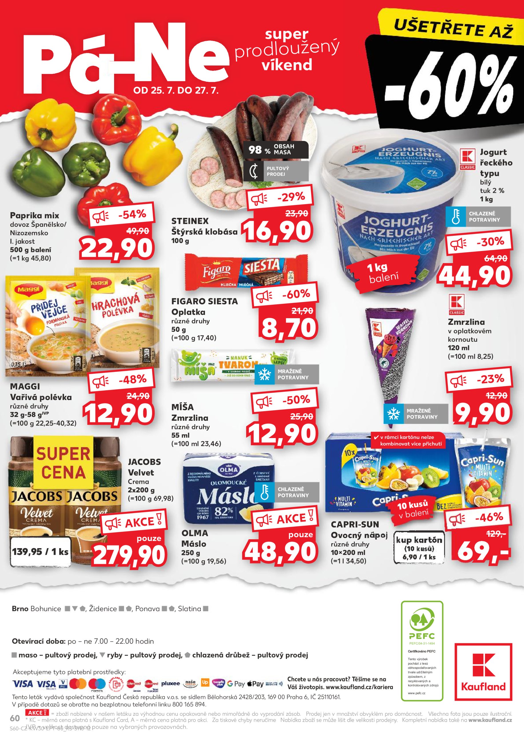 kaufland - Leták Kaufland Brno od 23.07. do 29.07. - page: 60 kaufland - Leták Kaufland Brno od 23.07. do 29.07. - page: 60