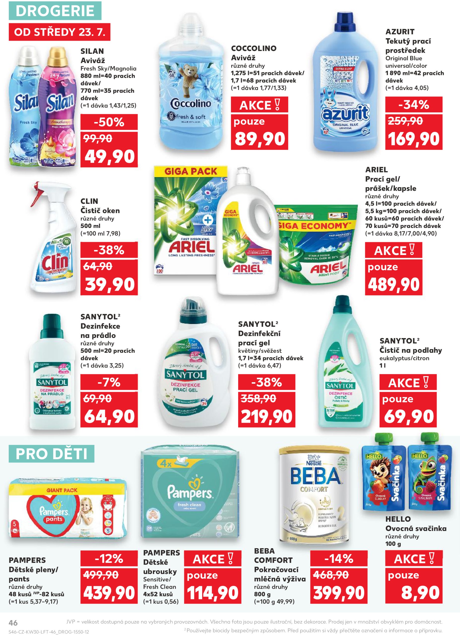 kaufland - Leták Kaufland Praha 4 od 23.07. do 29.07. - page: 46 kaufland - Leták Kaufland Praha 4 od 23.07. do 29.07. - page: 46