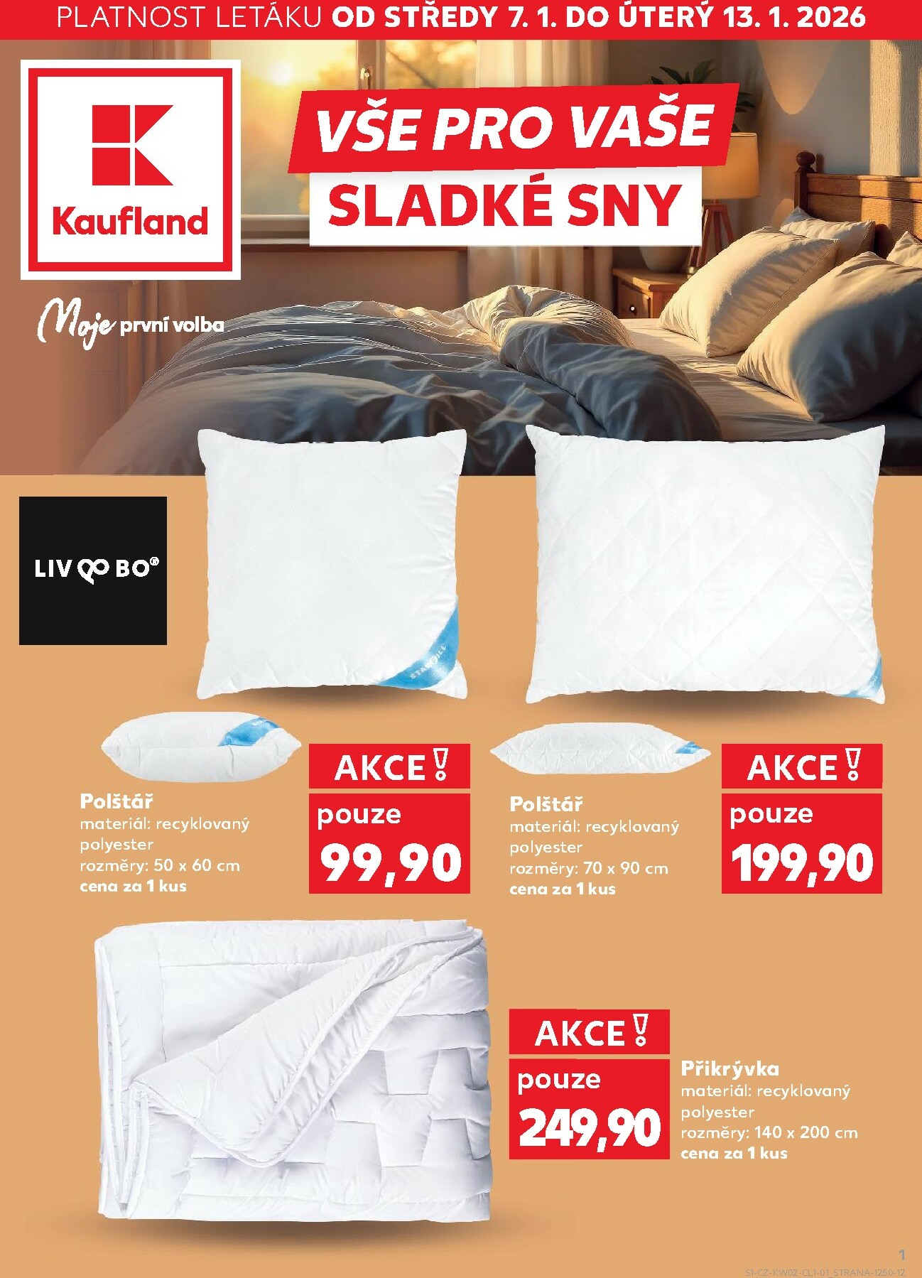 kaufland - Aktuální leták Kaufland - Vše pro vaše sladké sny od 07.01. do 13.01.