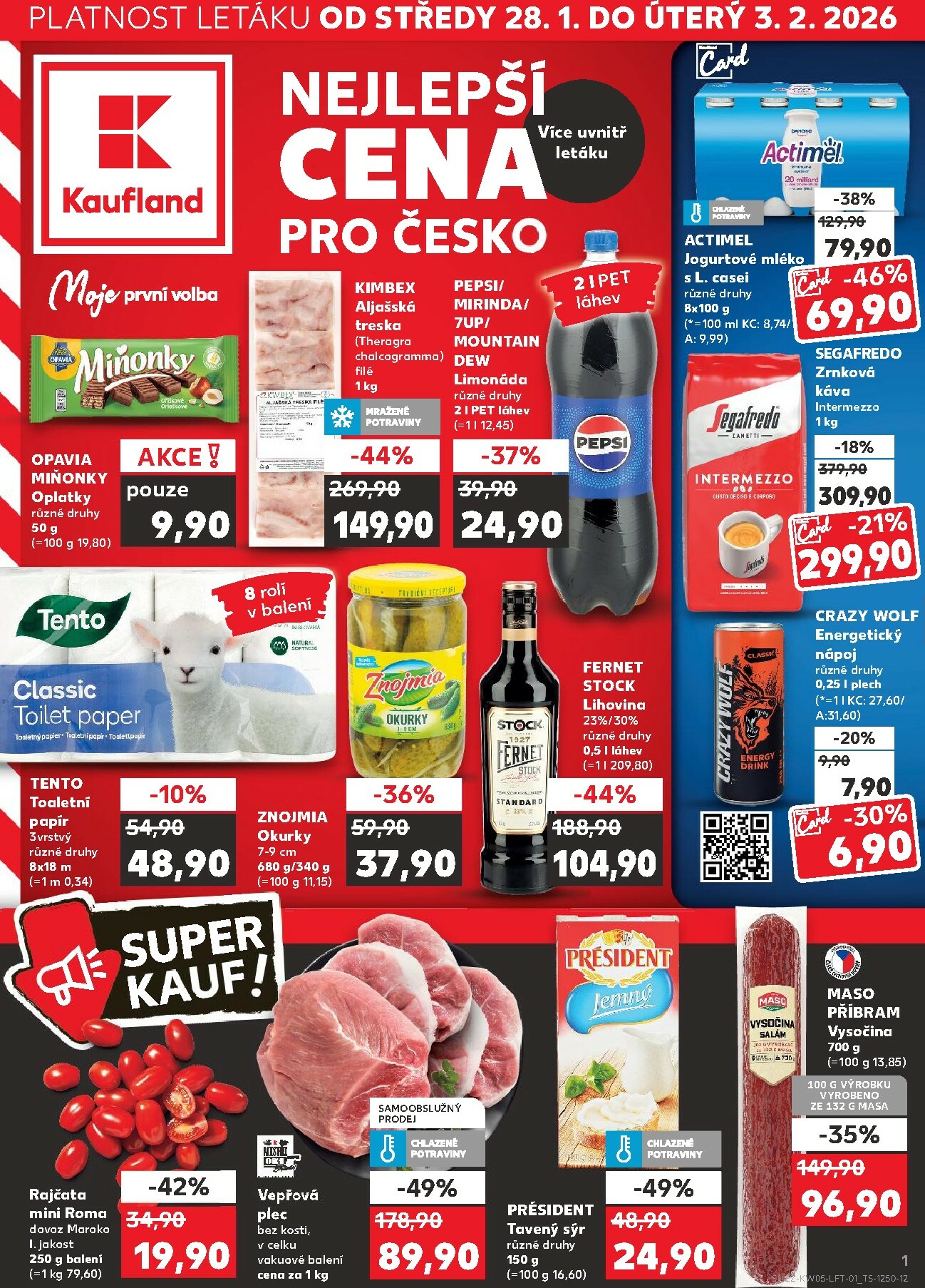 kaufland - Kaufland - Kolín leták platný od 28.01. do 03.02.