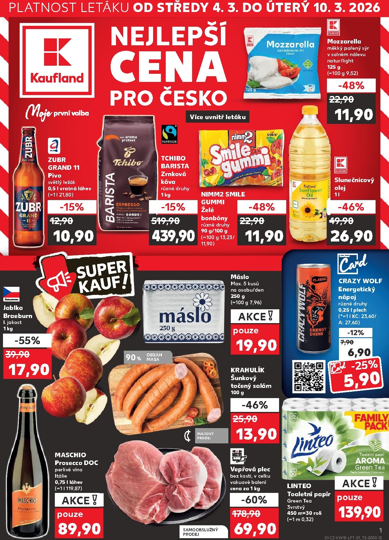 kaufland - Kaufland - Brno leták platný od středy 04.03.2026 do úterý 10.03.2026