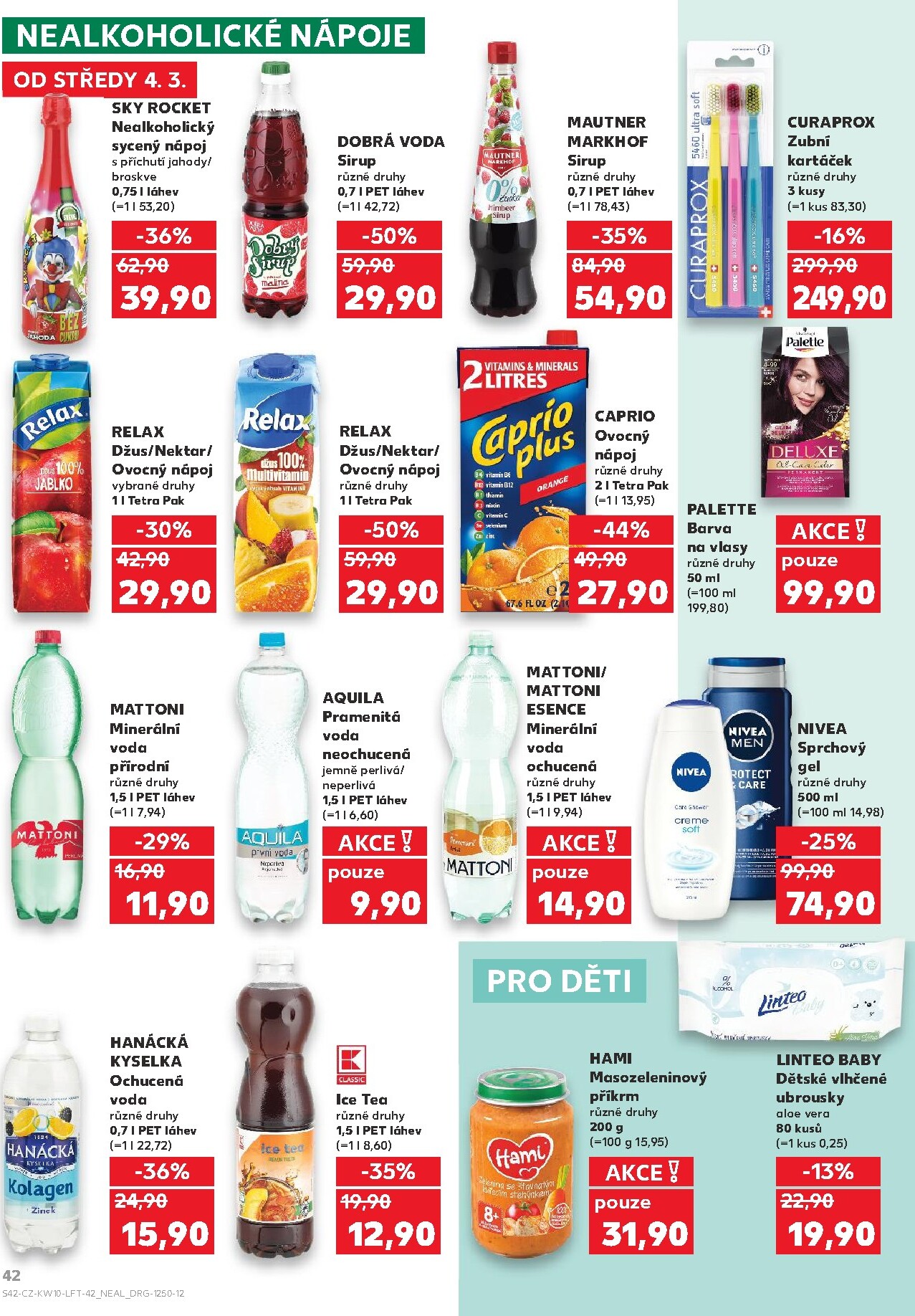 kaufland - Kaufland - Praha 4 leták platný od středy 04.03.2026 do úterý 10.03.2026 - page: 42