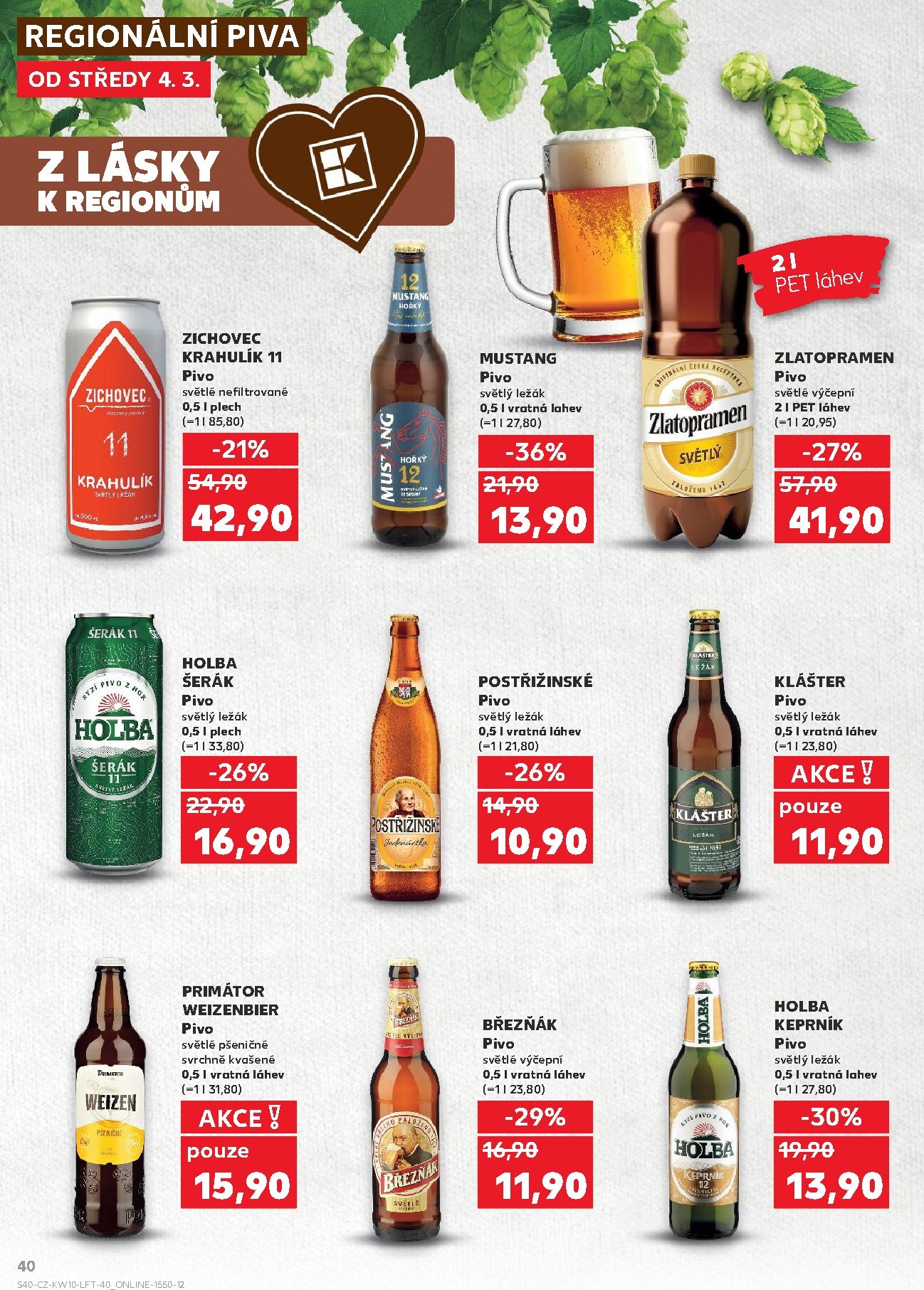 kaufland - Kaufland - Praha 4 leták platný od středy 04.03.2026 do úterý 10.03.2026 - page: 40