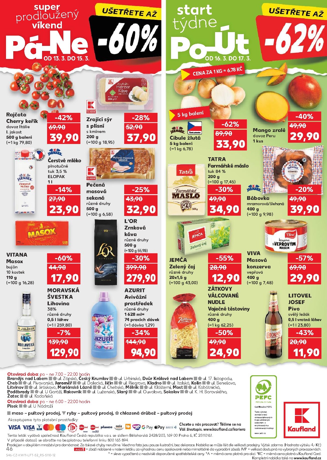 kaufland - Kaufland - Kolín leták platný od středy 11.03.2026 do úterý 17.03.2026 - page: 46