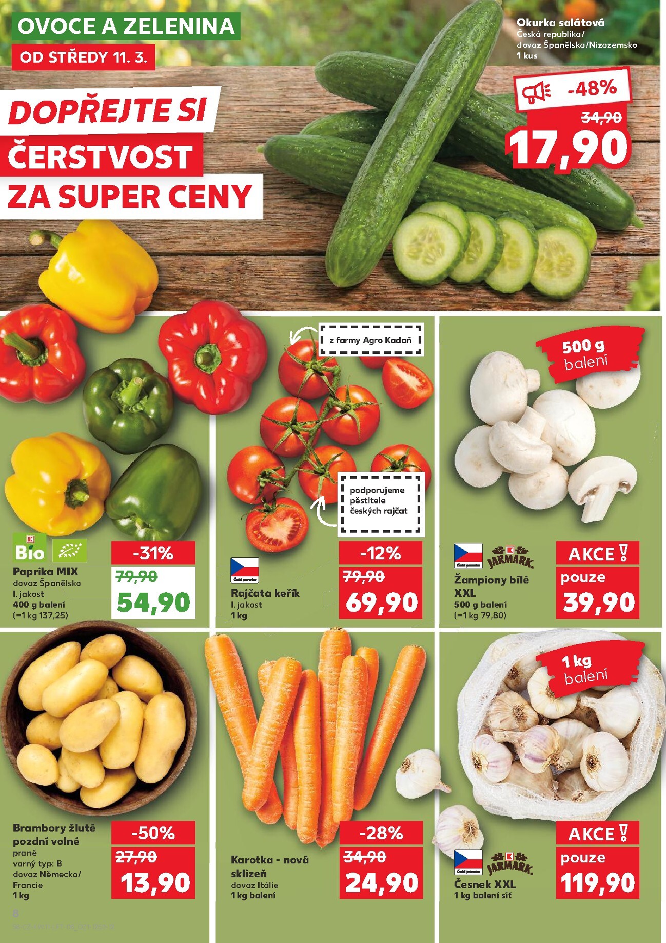 kaufland - Kaufland - Kolín leták platný od středy 11.03.2026 do úterý 17.03.2026 - page: 8