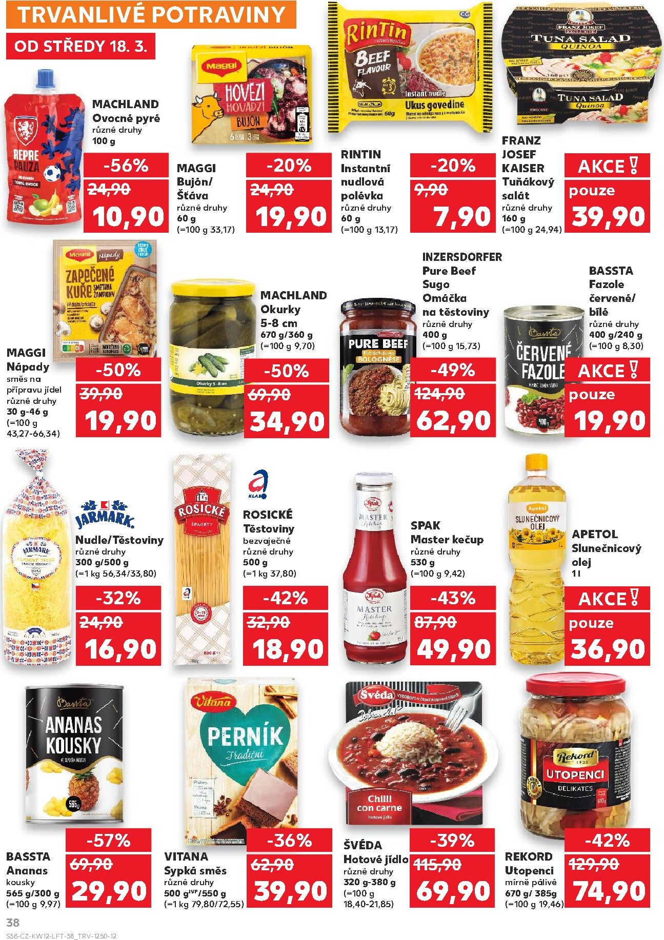 kaufland - Kaufland - Ostrava leták platný od středy 18.03.2026 do úterý 24.03.2026 - page: 38