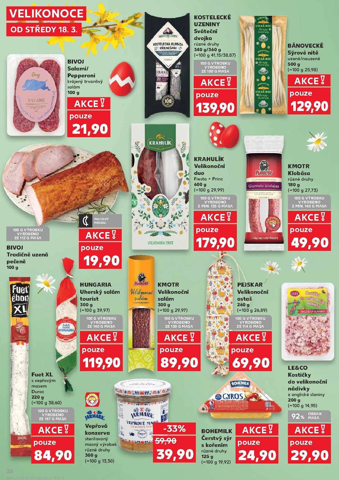 kaufland - Kaufland - Kolín leták platný od středy 18.03.2026 do úterý 24.03.2026 - page: 26