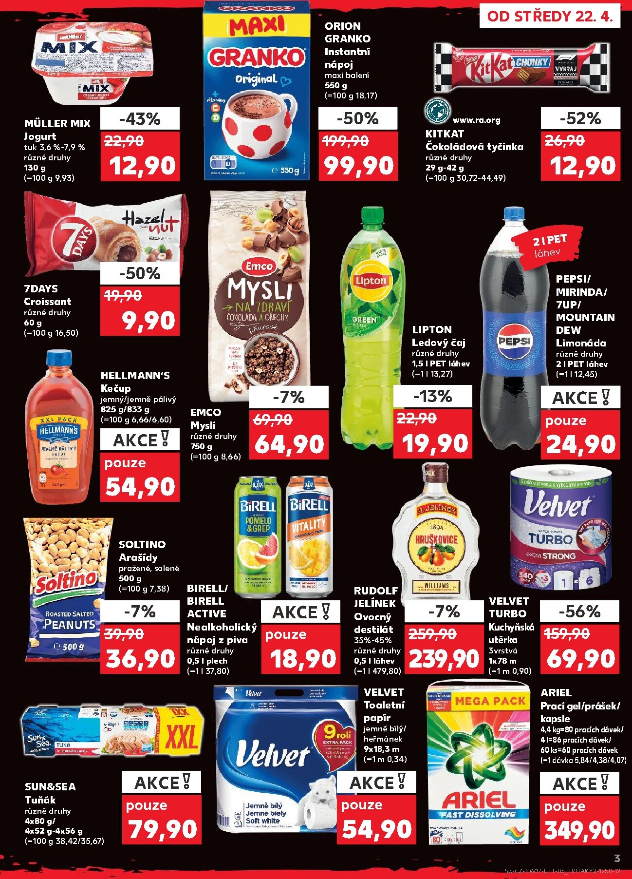 kaufland - Kaufland - Praha leták na příští týden od středy 22.04.2026 do úterý 28.04.2026 - page: 3